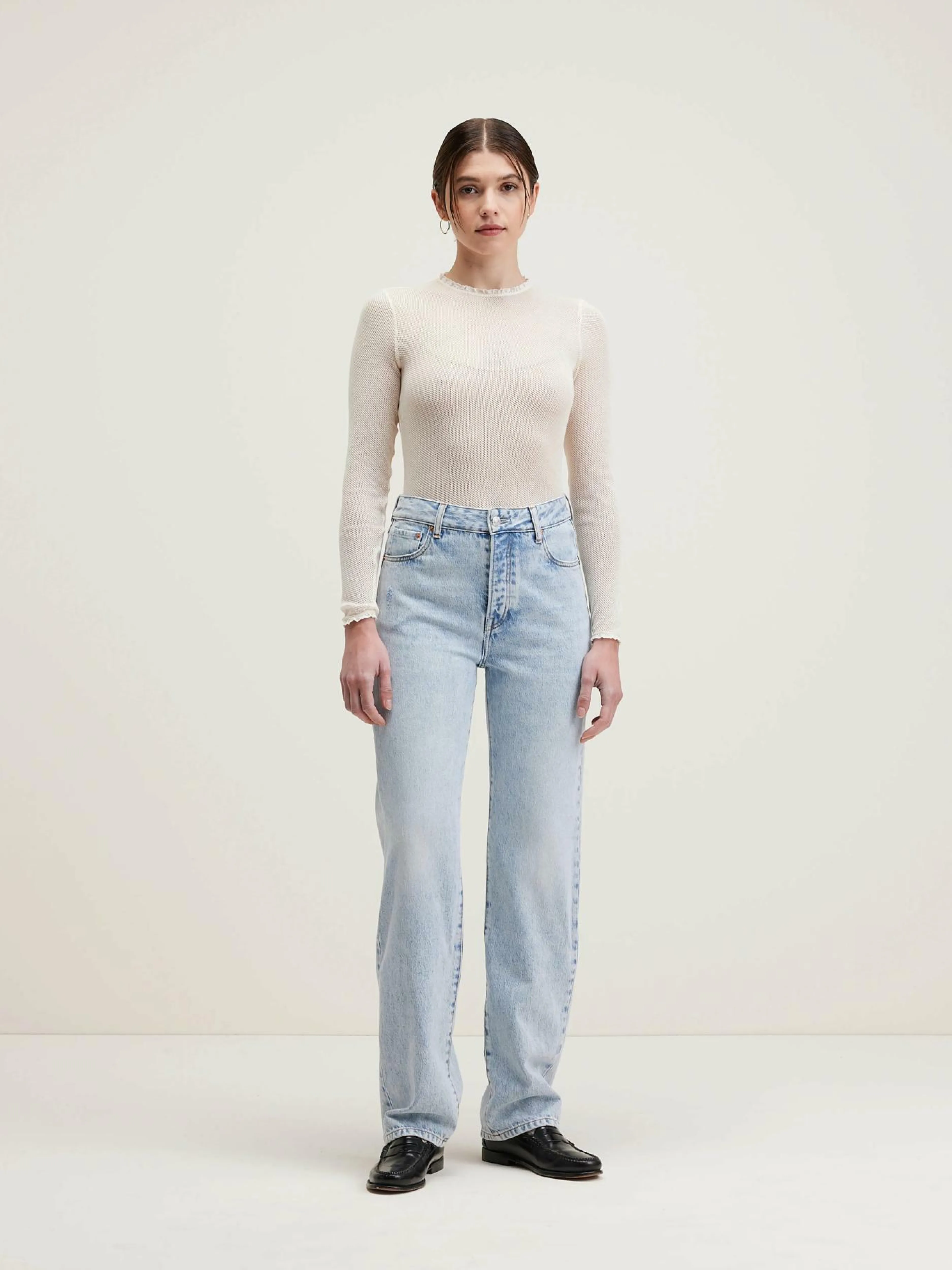 Denim-Bellerose Jean Droit Pony Used light blue