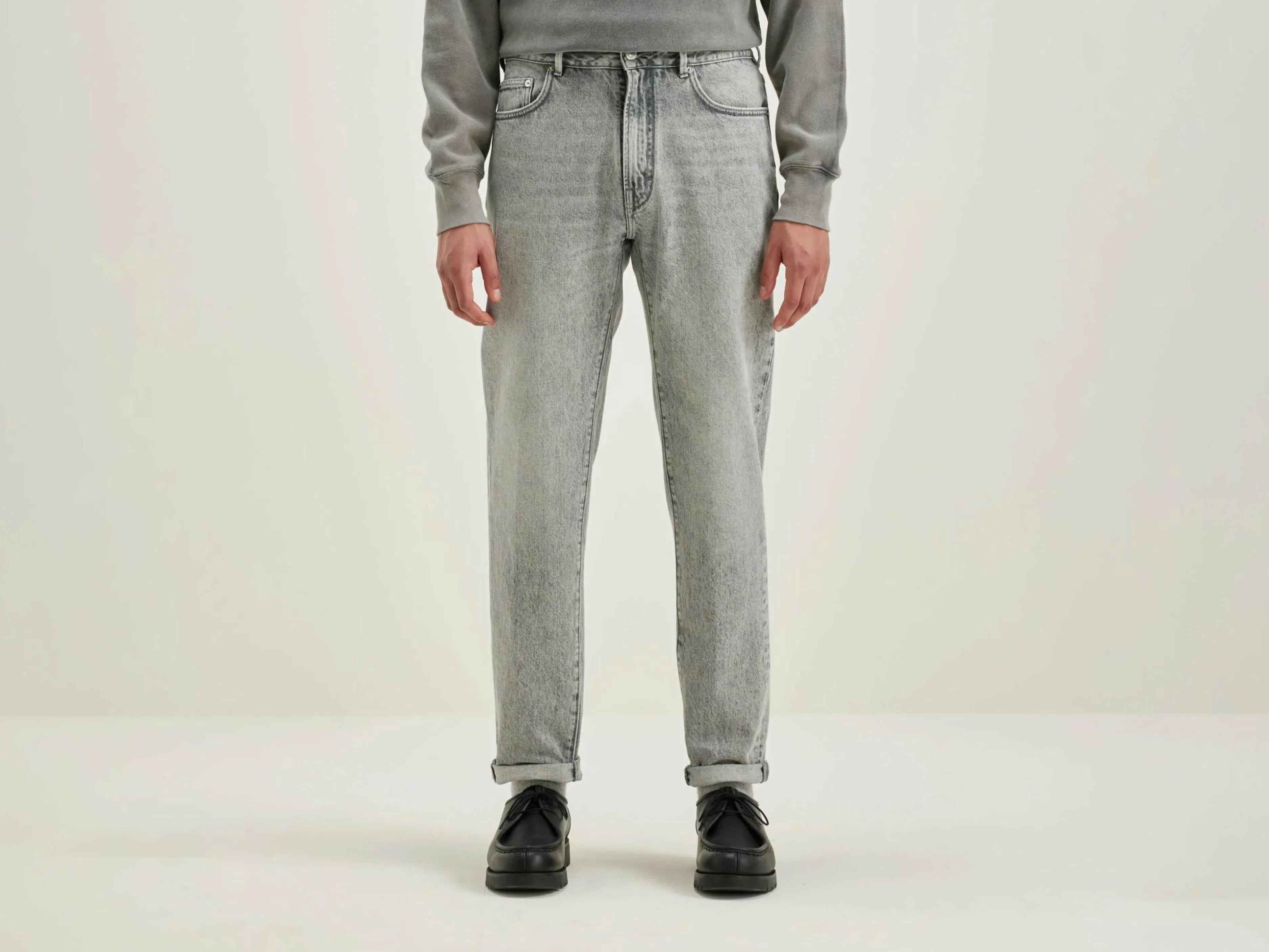 Denim-Bellerose Jean Fuselé Peeg Used grey