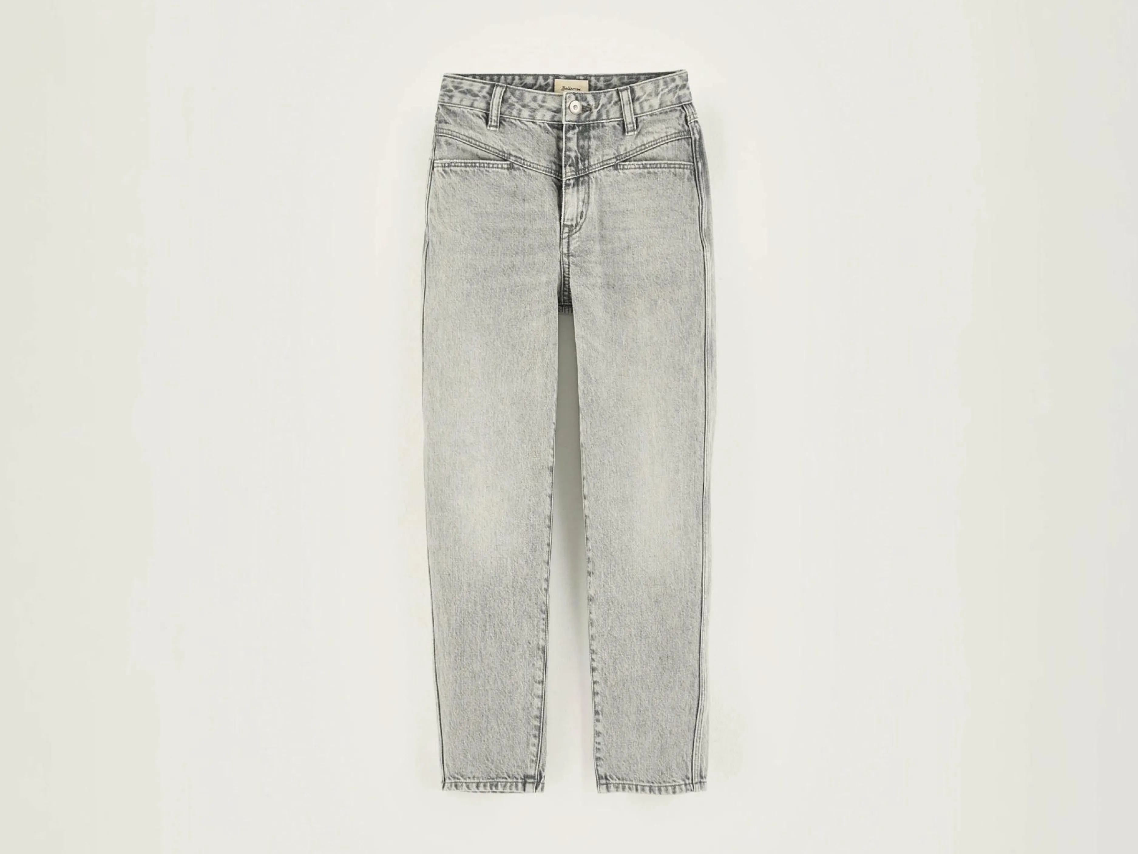 Denim-Bellerose Jean Fuselé Pixa Used grey