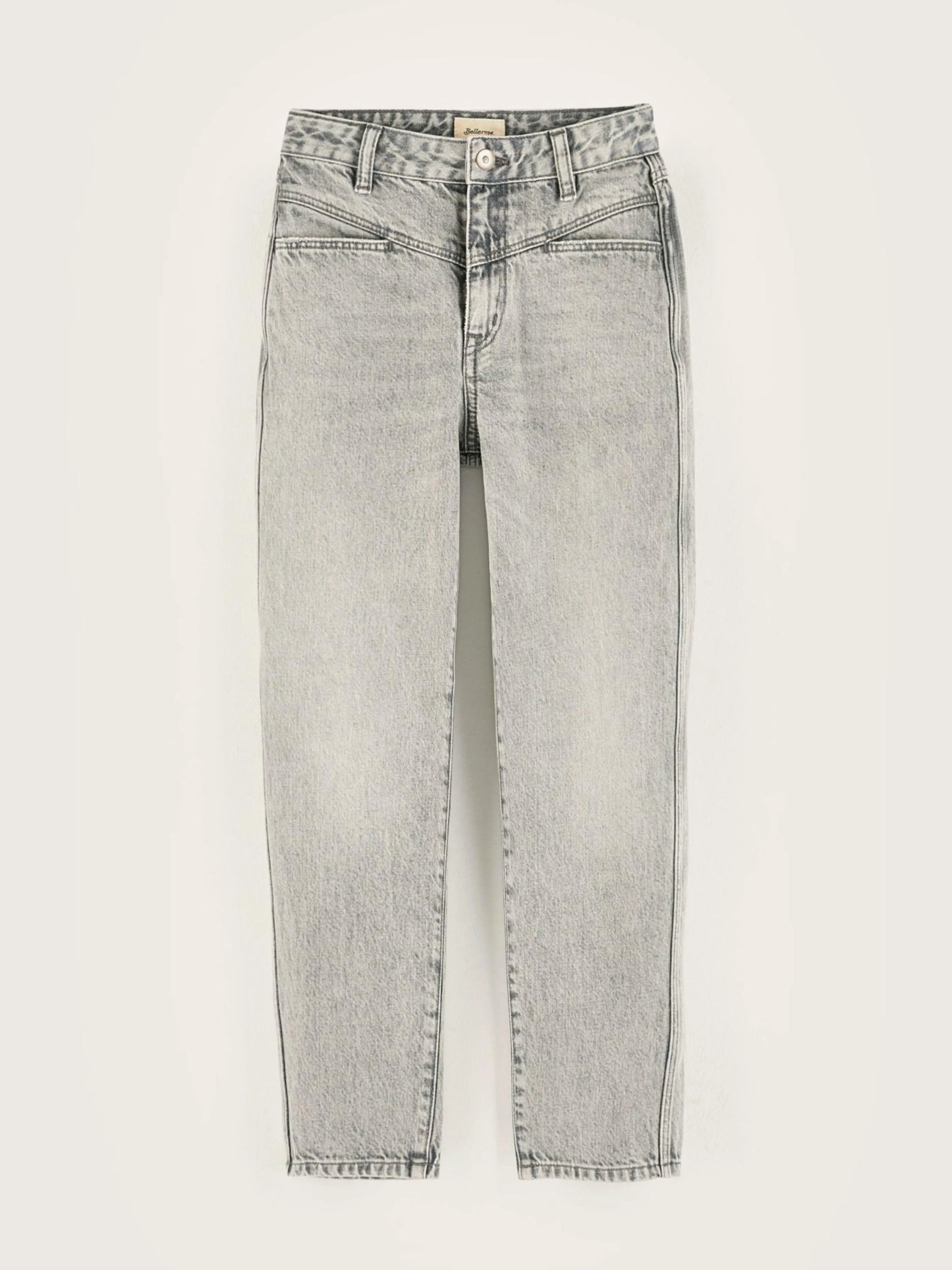 Denim-Bellerose Jean Fuselé Pixa Used grey
