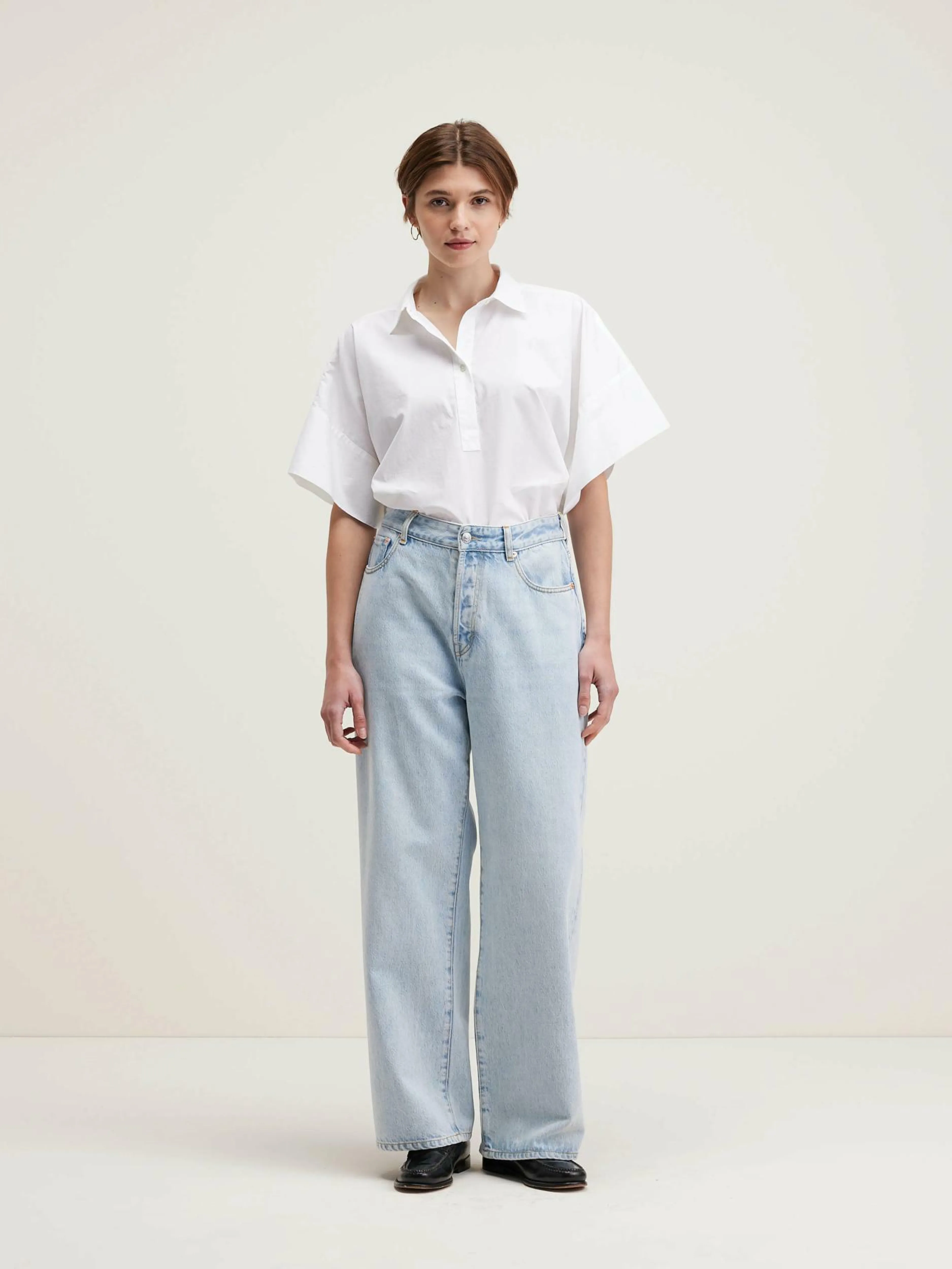 Denim-Bellerose Jean Large Paty Used light blue