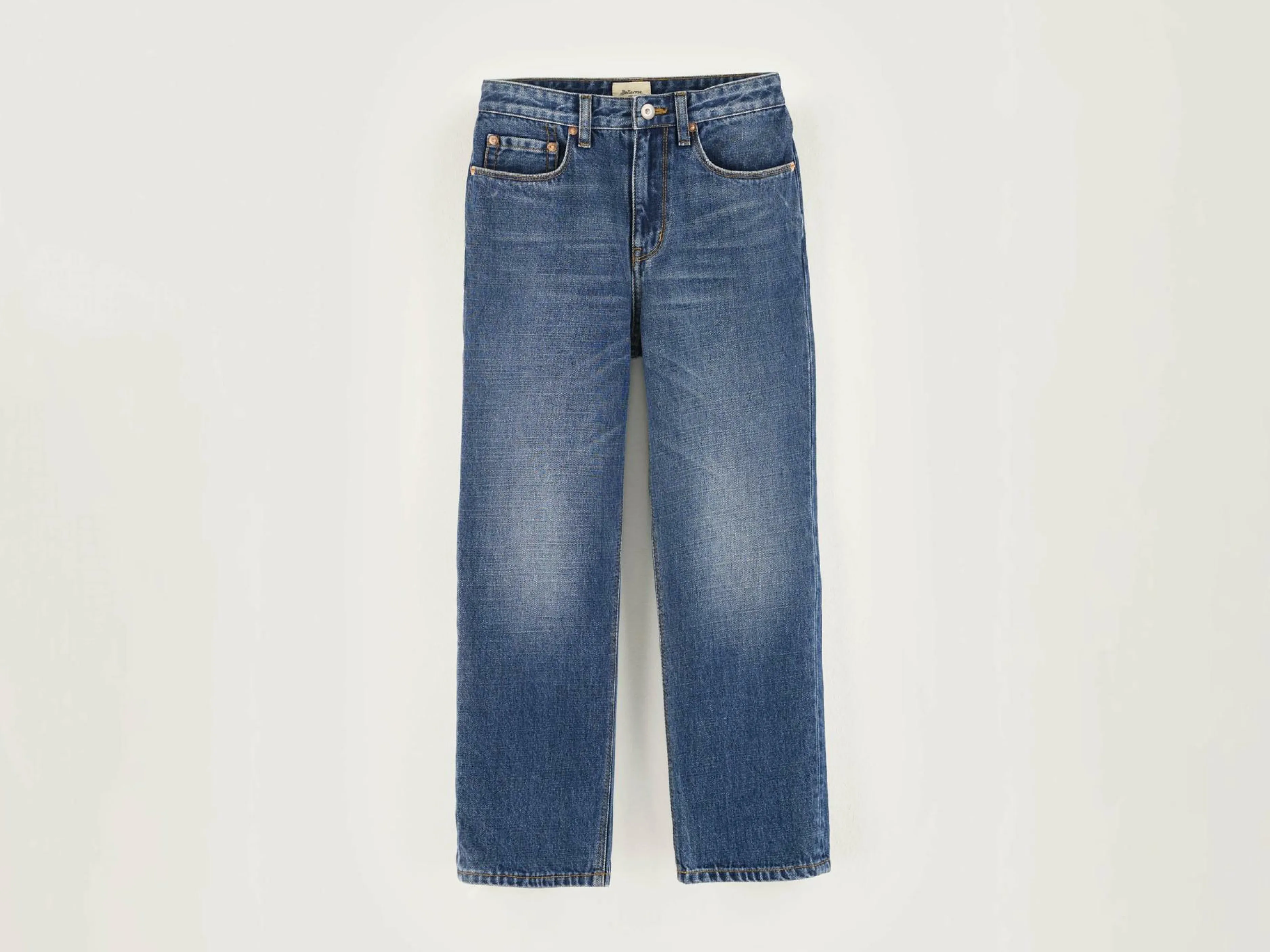 Denim-Bellerose Jean Large Peters Blue stone