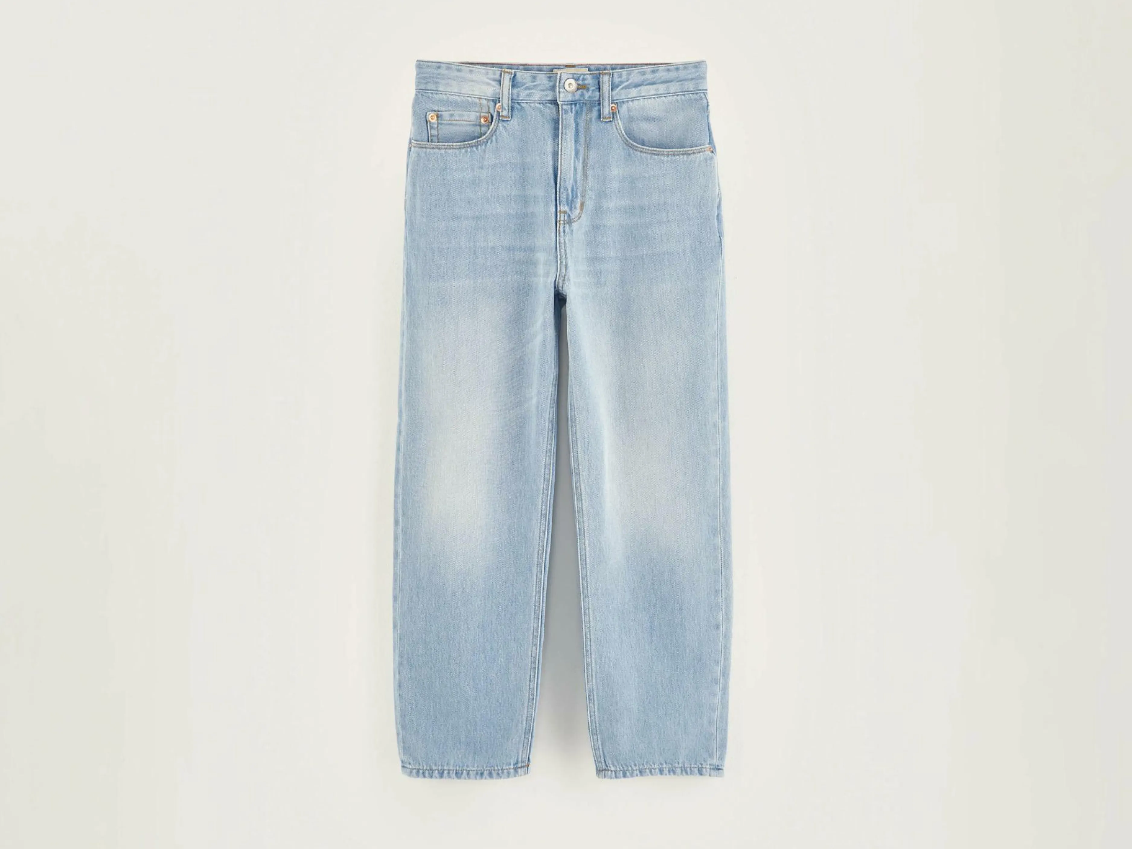 Denim-Bellerose Jean Large Peters Light blue bleach