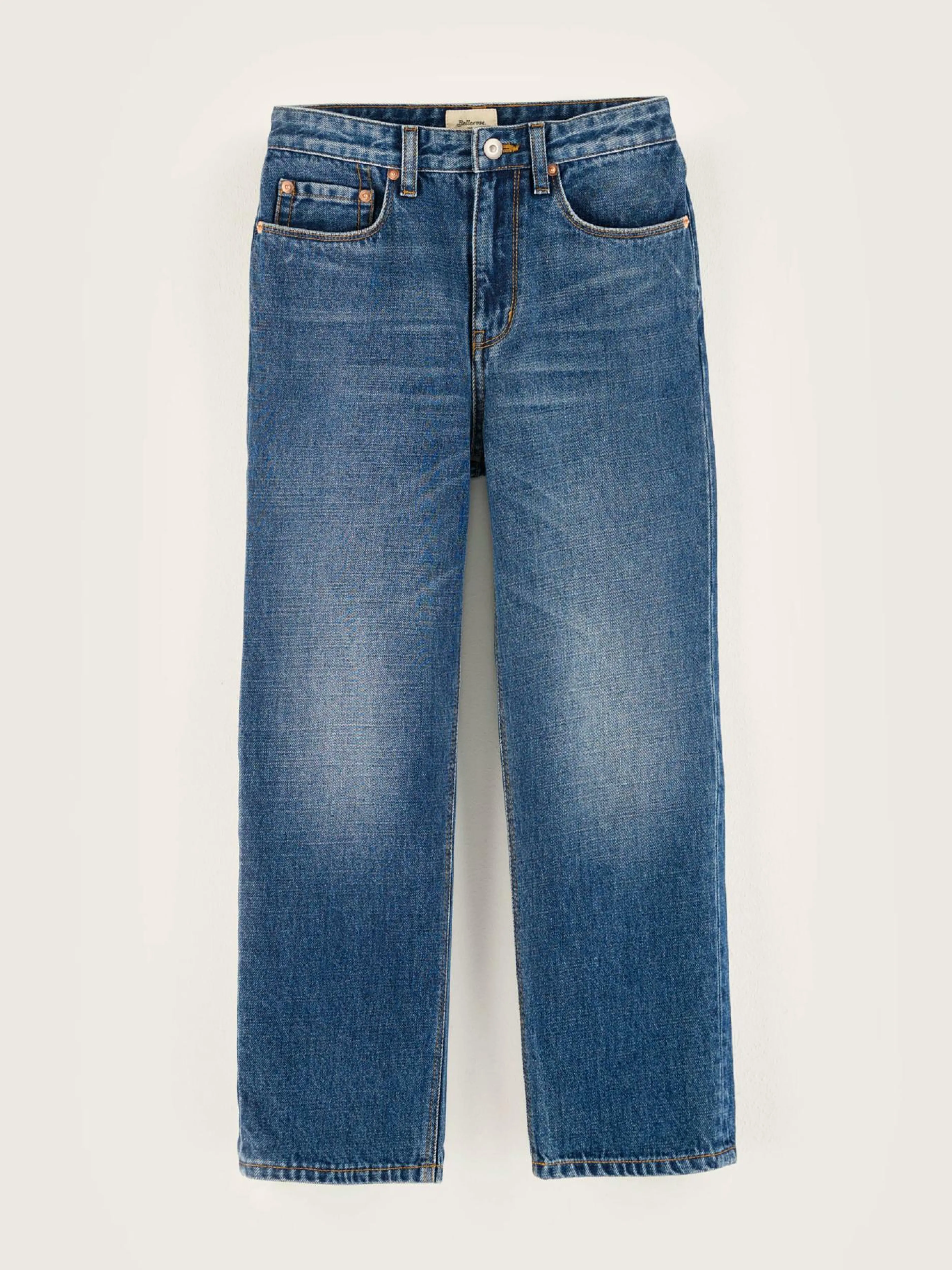 Denim-Bellerose Jean Large Peters Blue stone