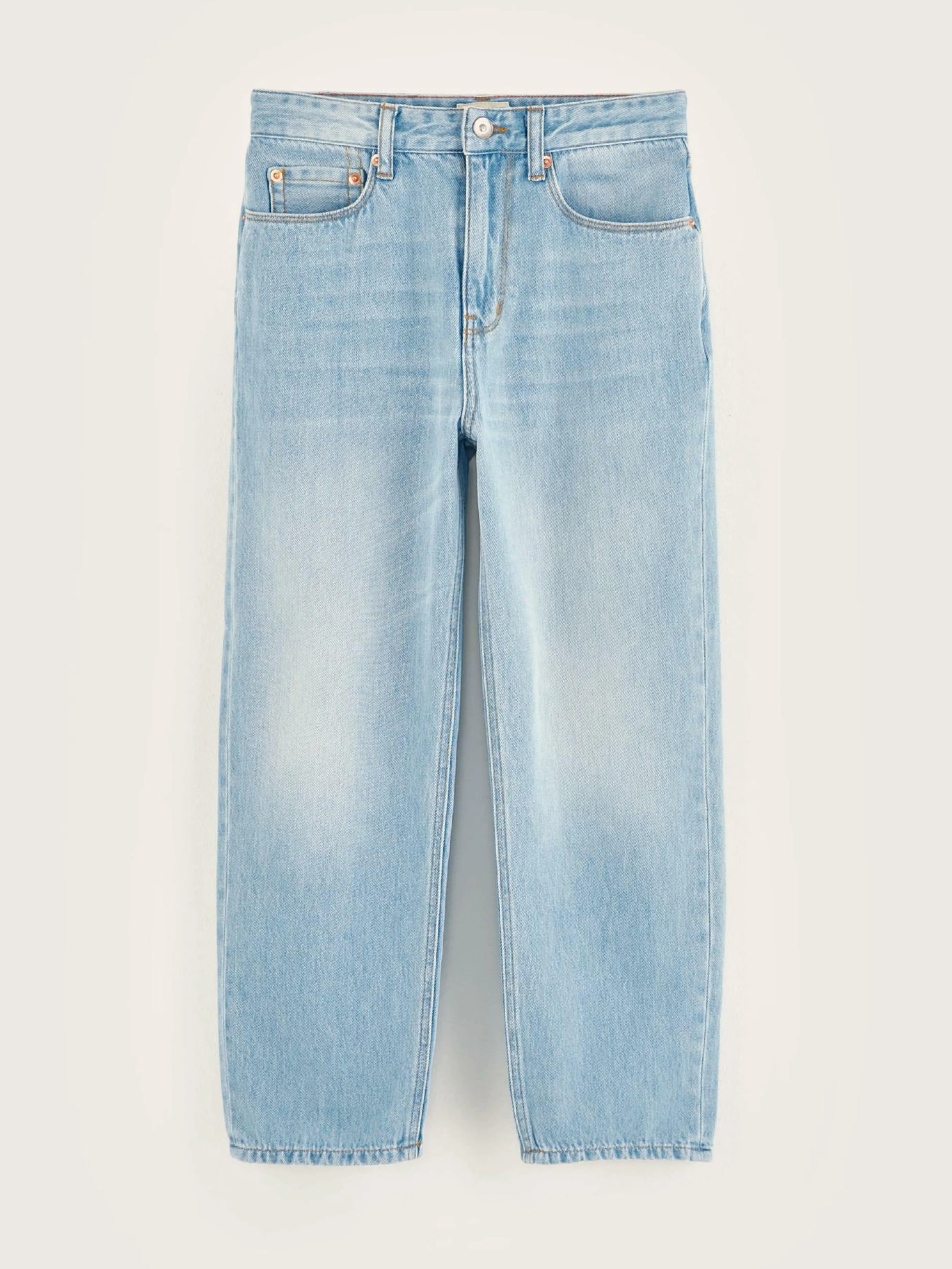 Denim-Bellerose Jean Large Peters Light blue bleach