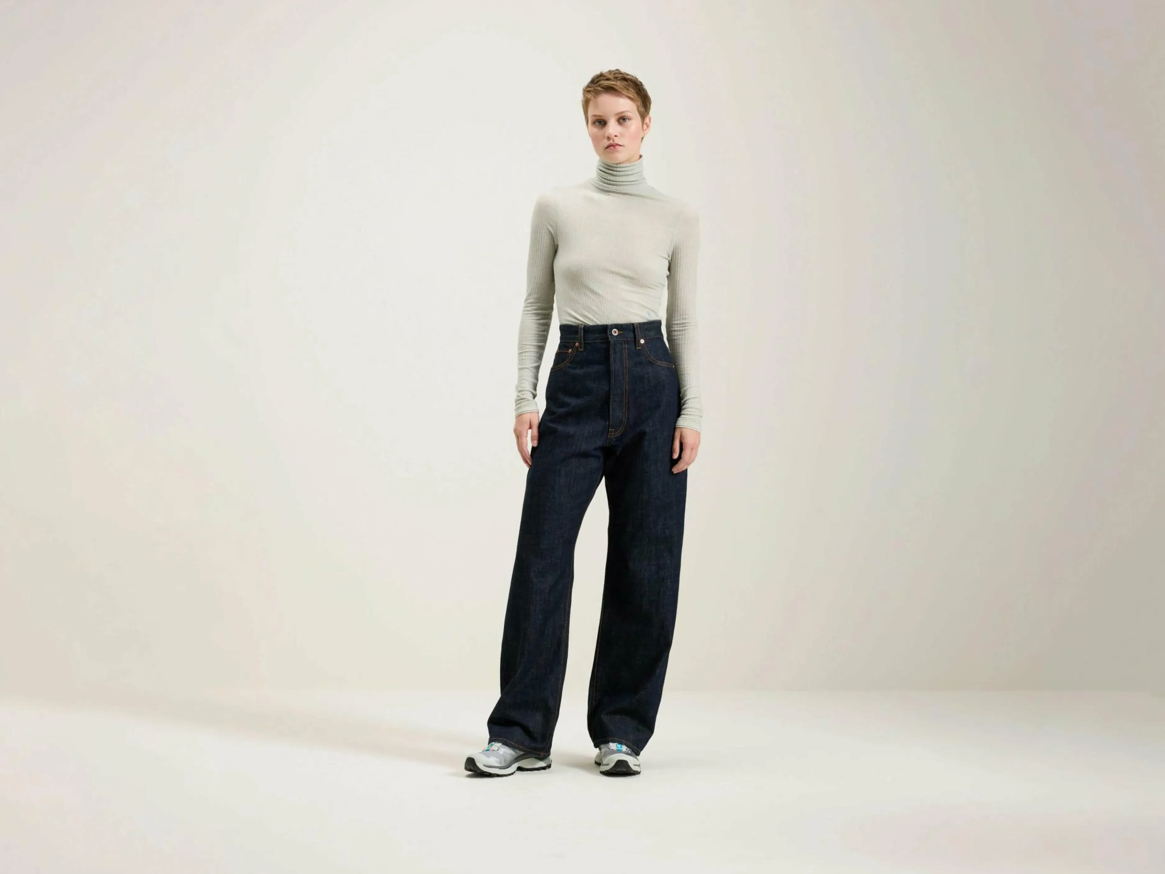 Denim-Bellerose Jean Large Poker Rinse