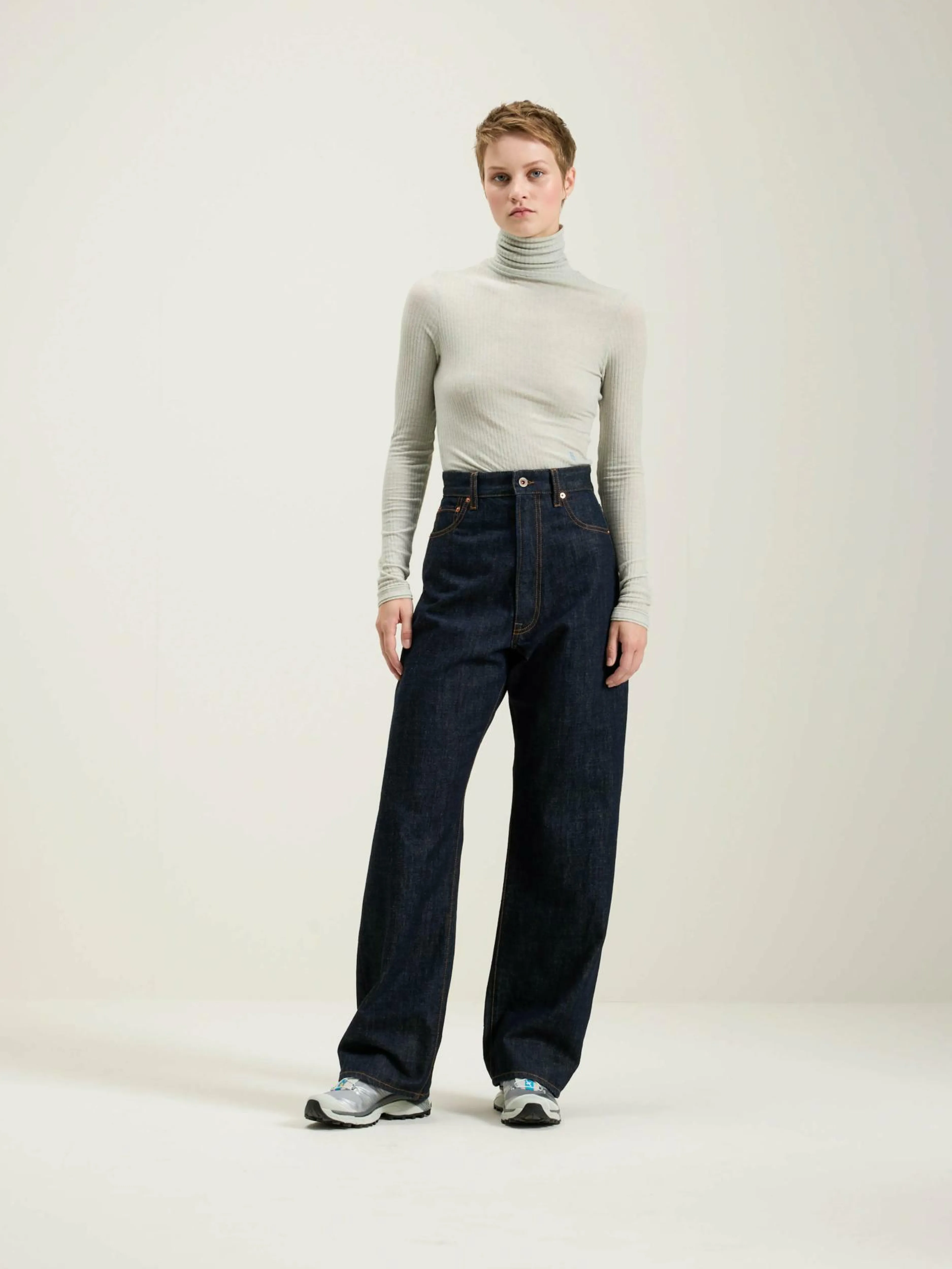 Denim-Bellerose Jean Large Poker Rinse