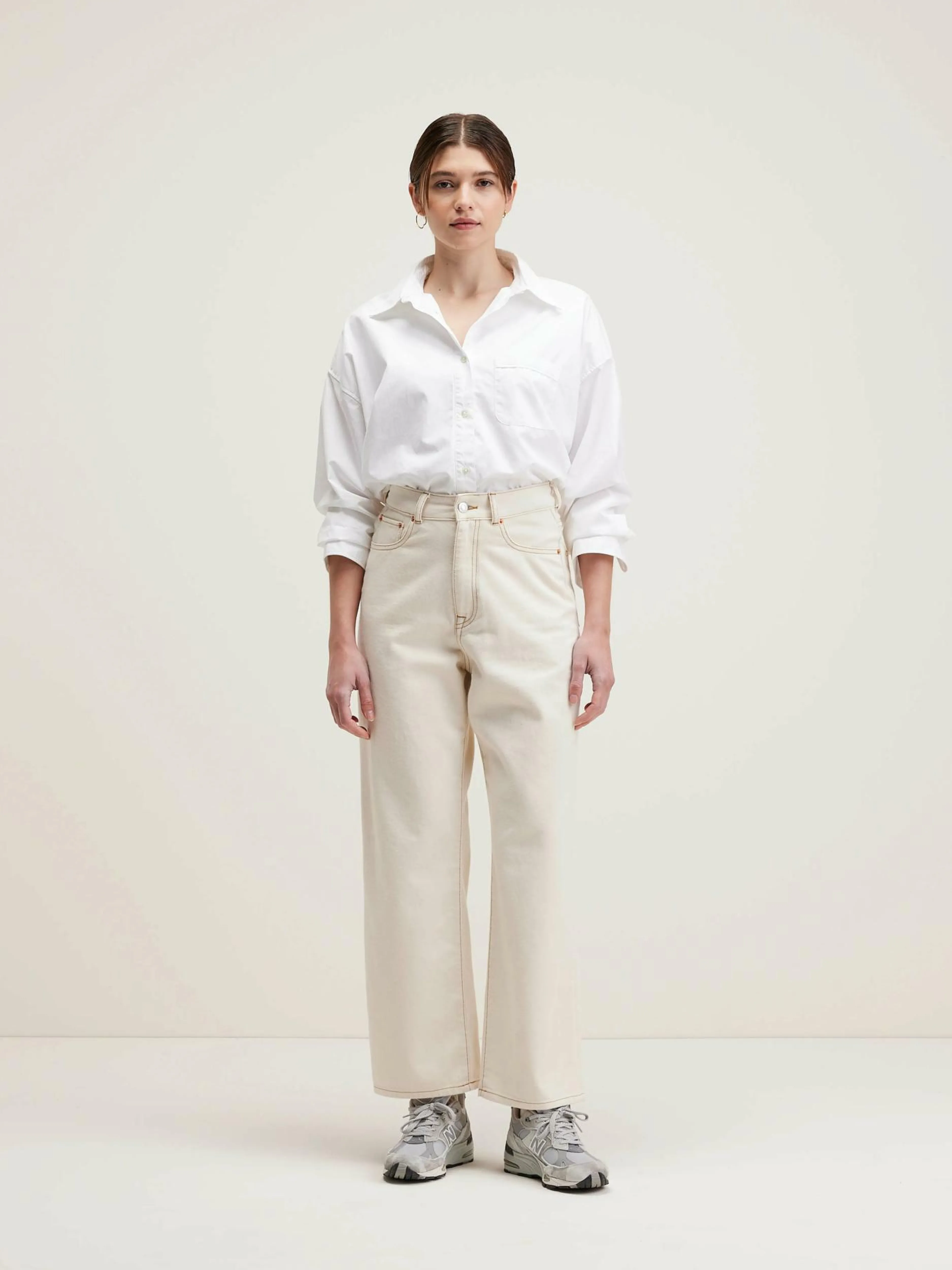 Denim-Bellerose Jean Large Poker Natural
