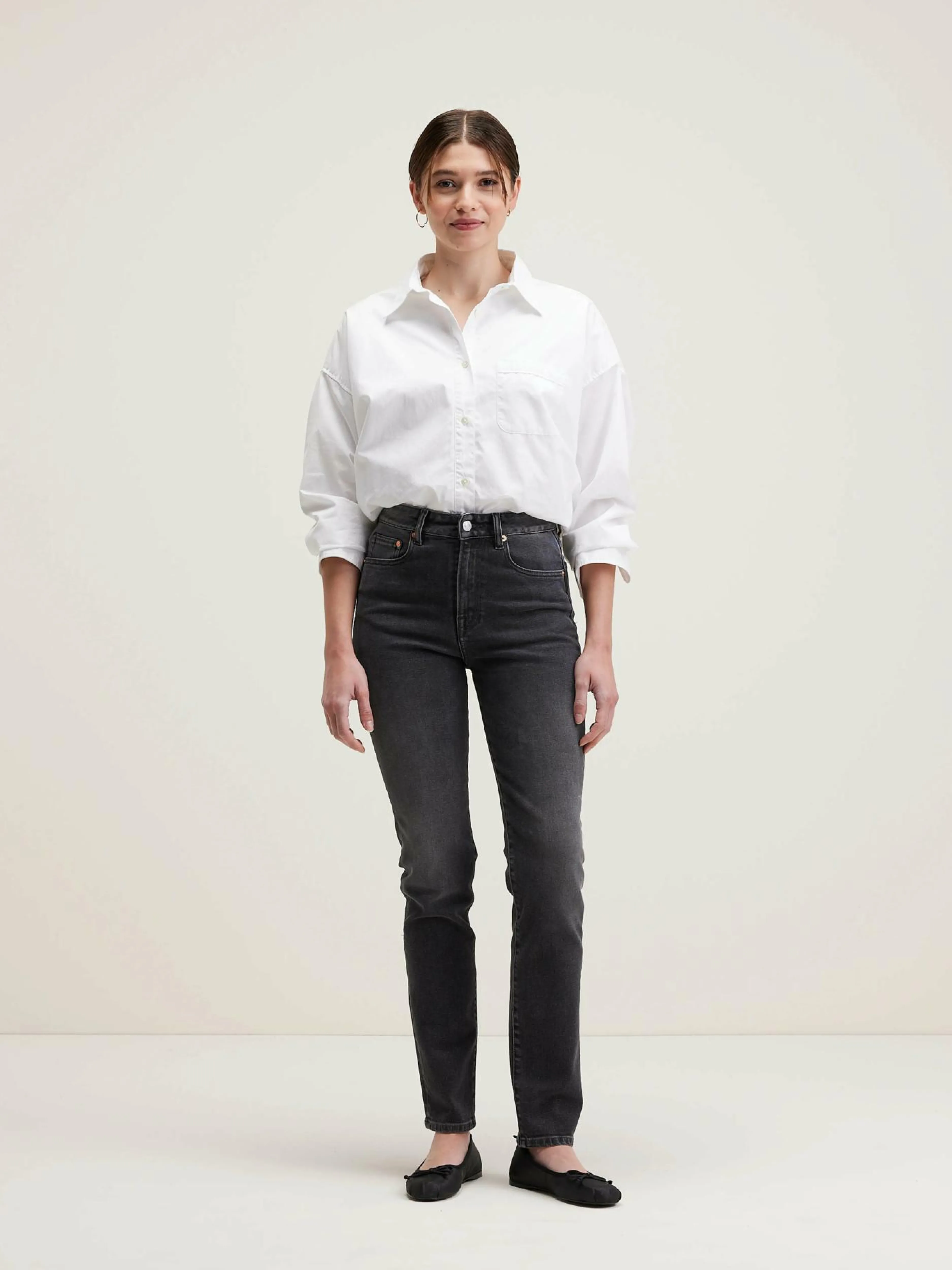 Denim-Bellerose Jean Slim Ping Vintage black