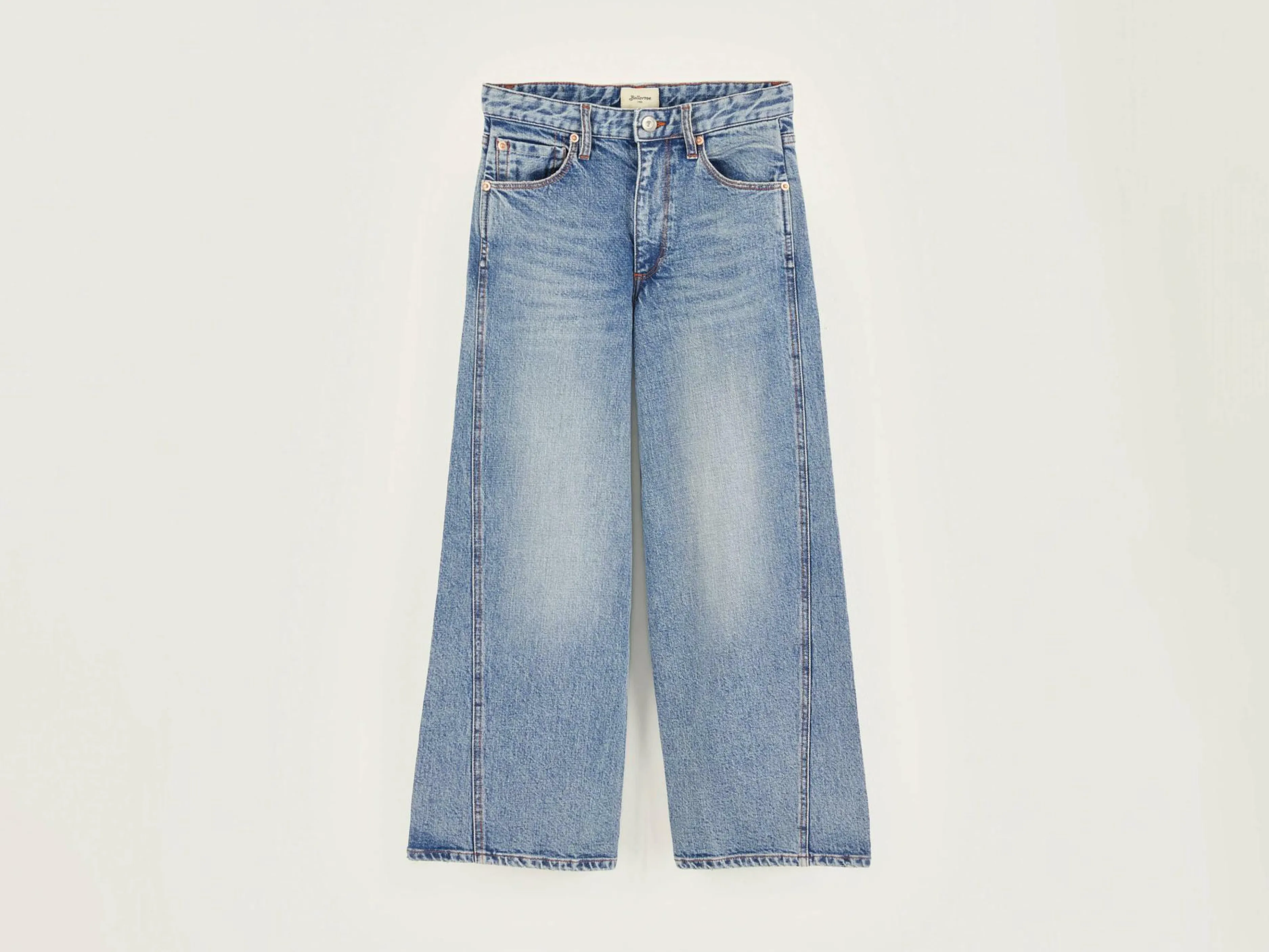 Denim-Bellerose Jean évasé Wanda Light blue stone