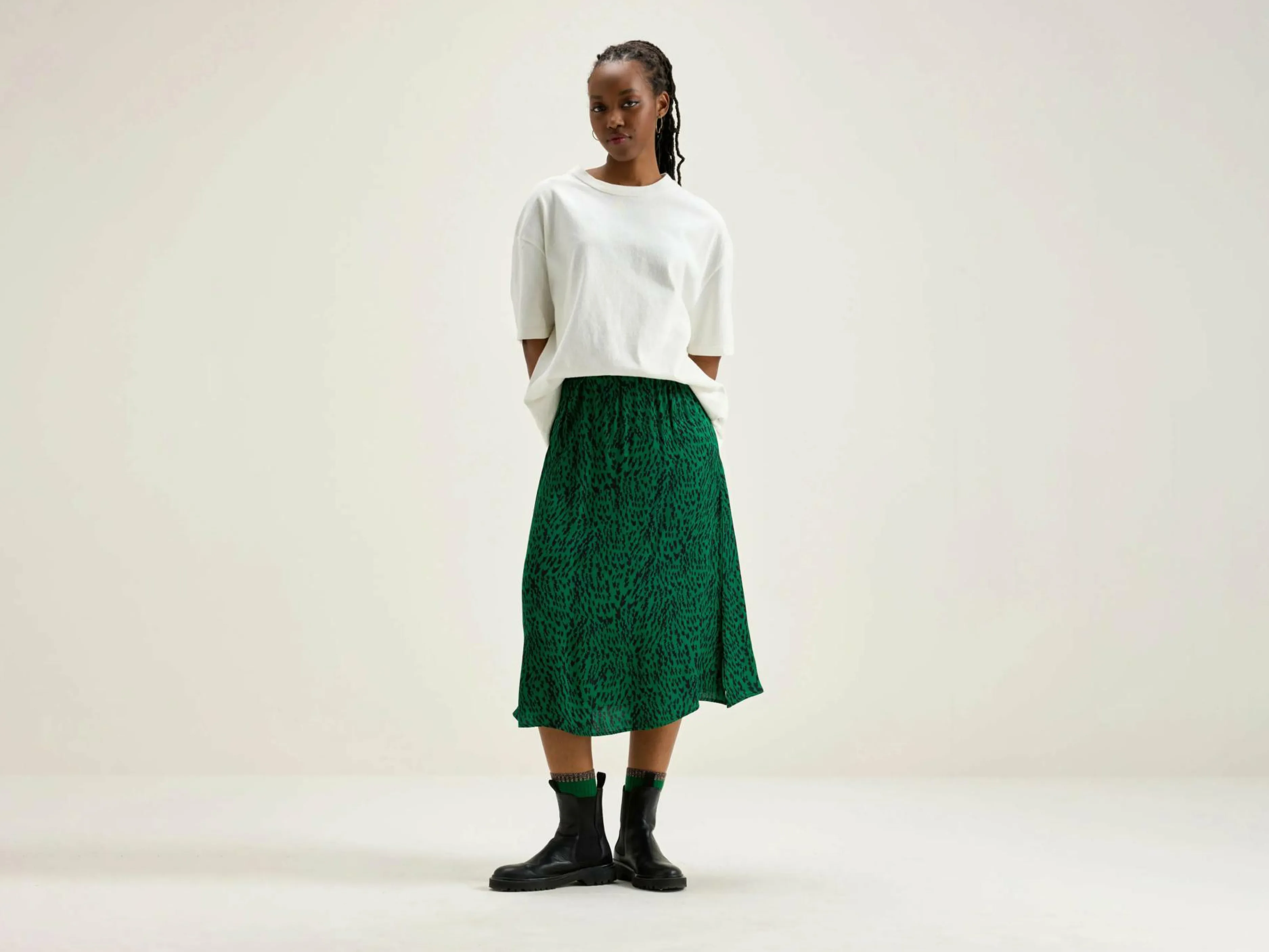 Jupes & Shorts-Bellerose Jupe Midi Taylor