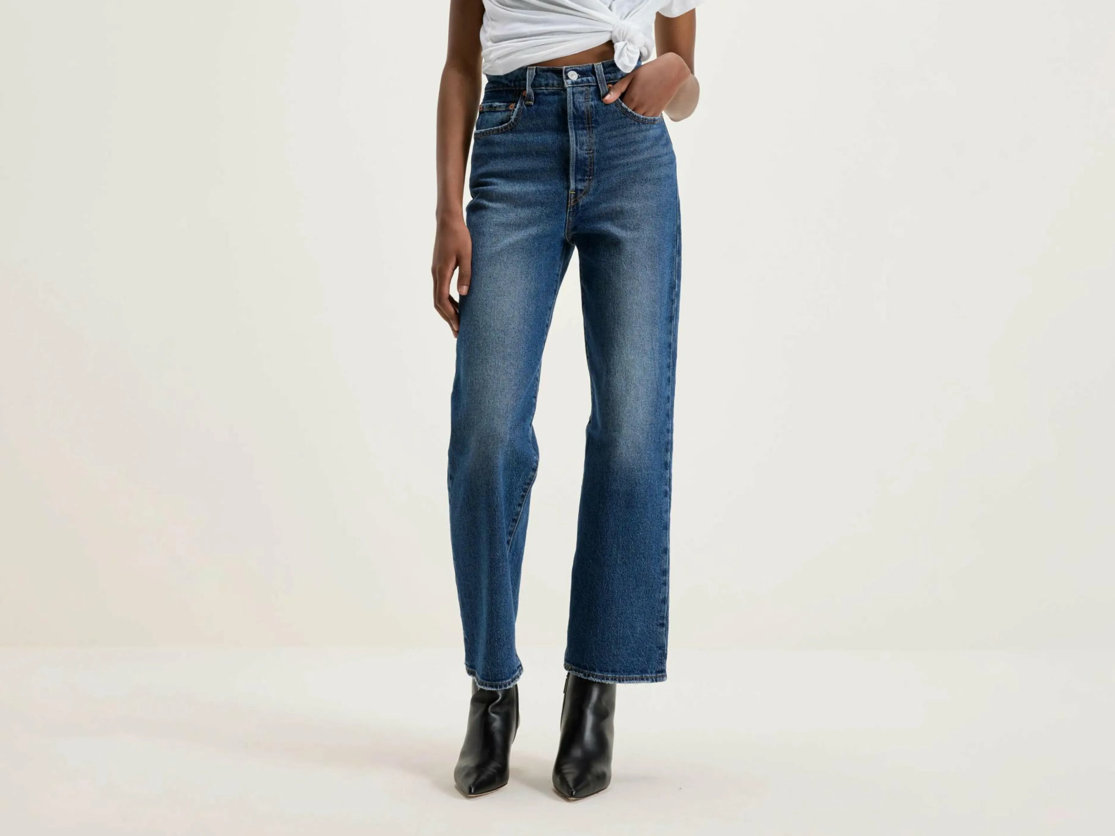 Denim-Levi's® Jean Ribcage Straight Ankle