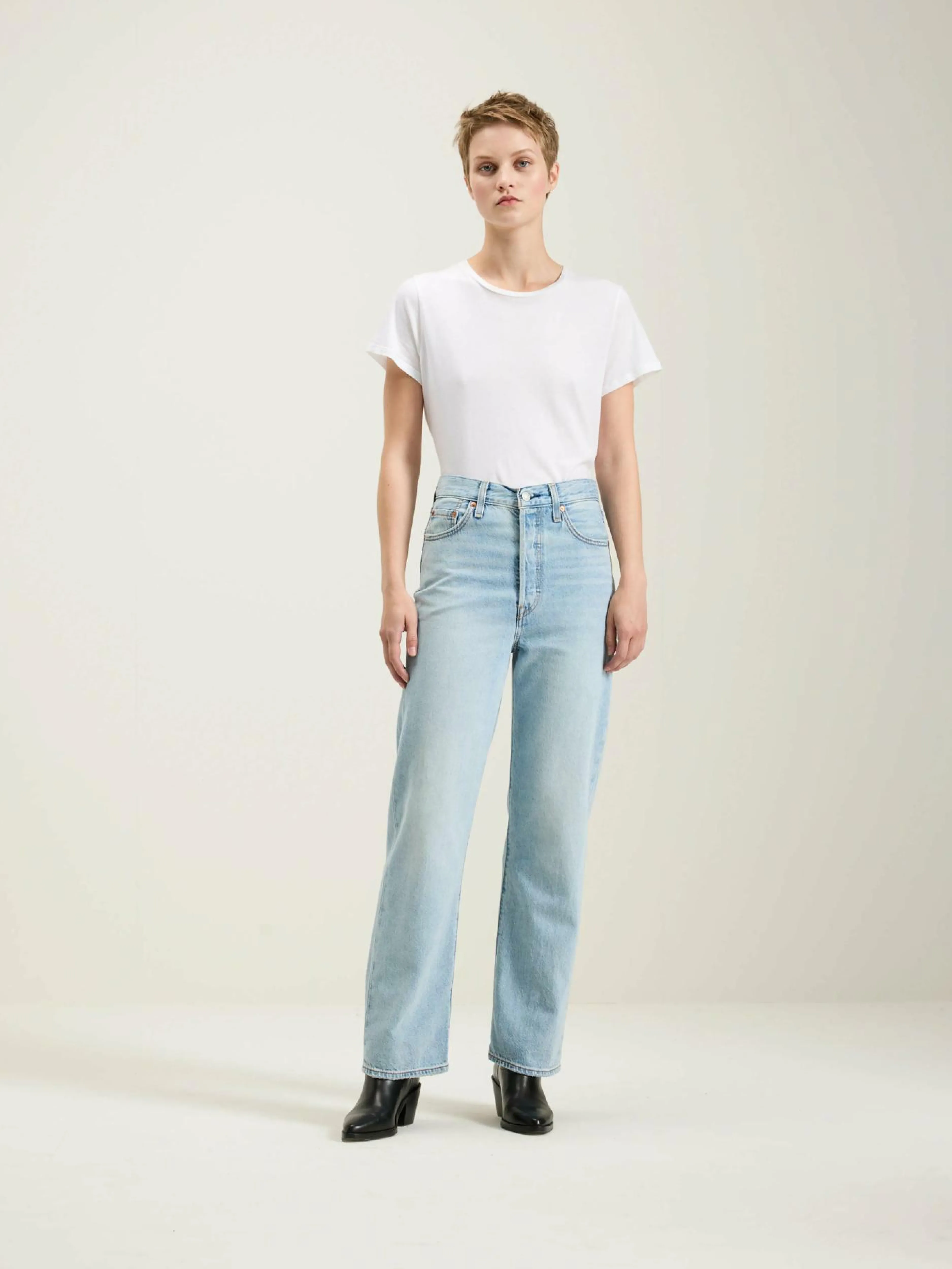 Denim-Levi's® Jean Ribcage Straight Ankle