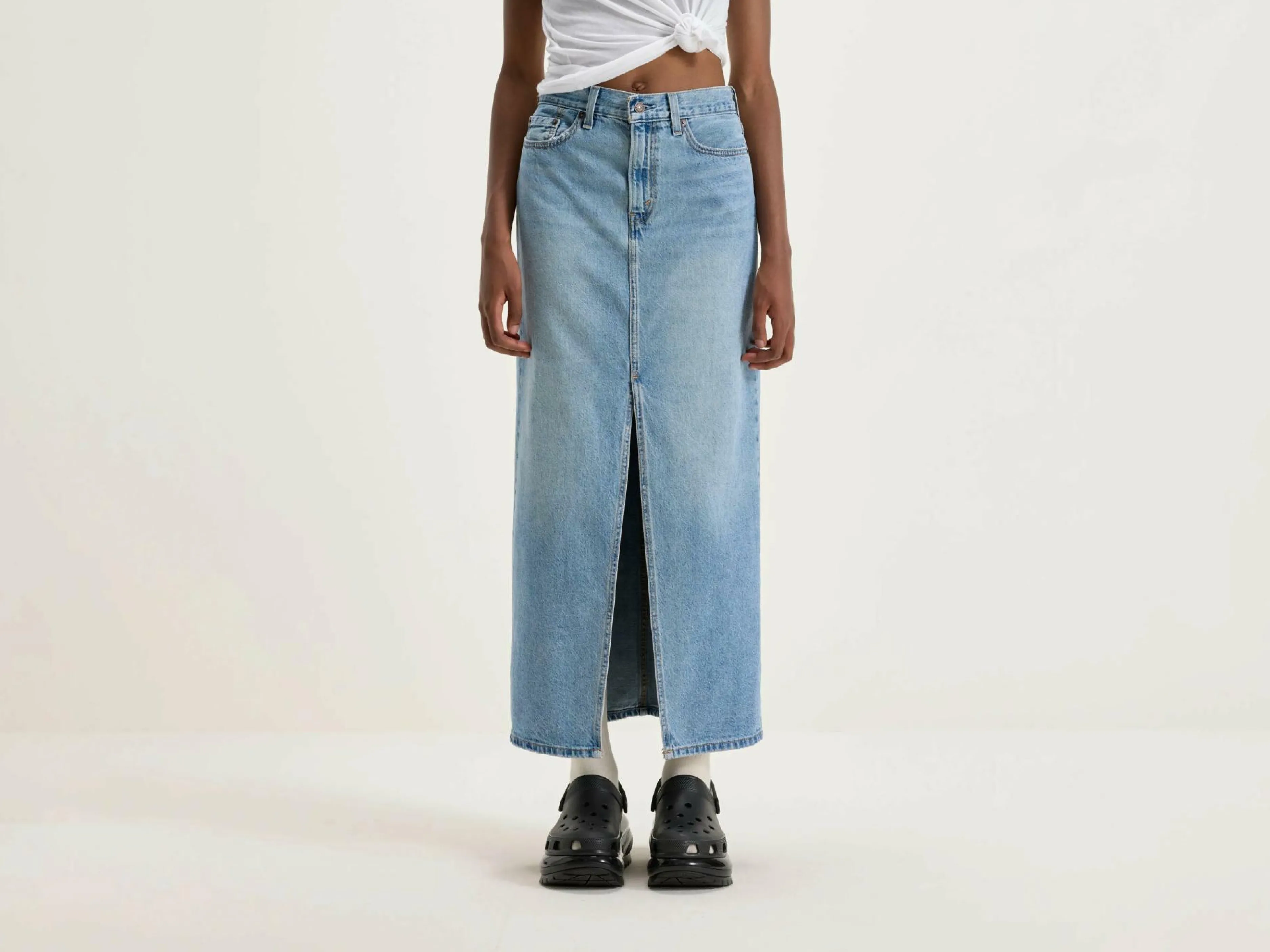 Denim-Levi's® Jupe Midi Ankle Column