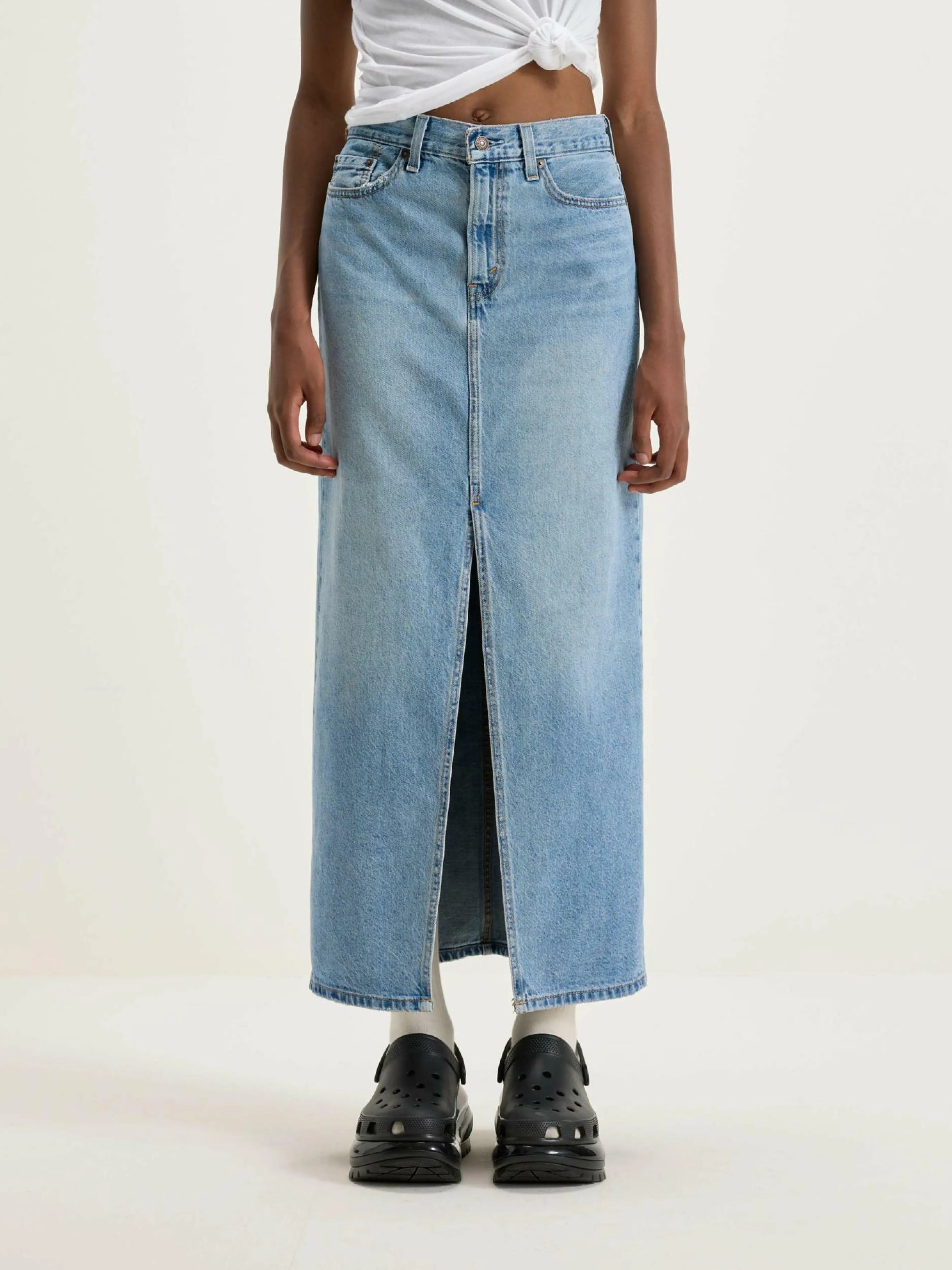 Denim-Levi's® Jupe Midi Ankle Column