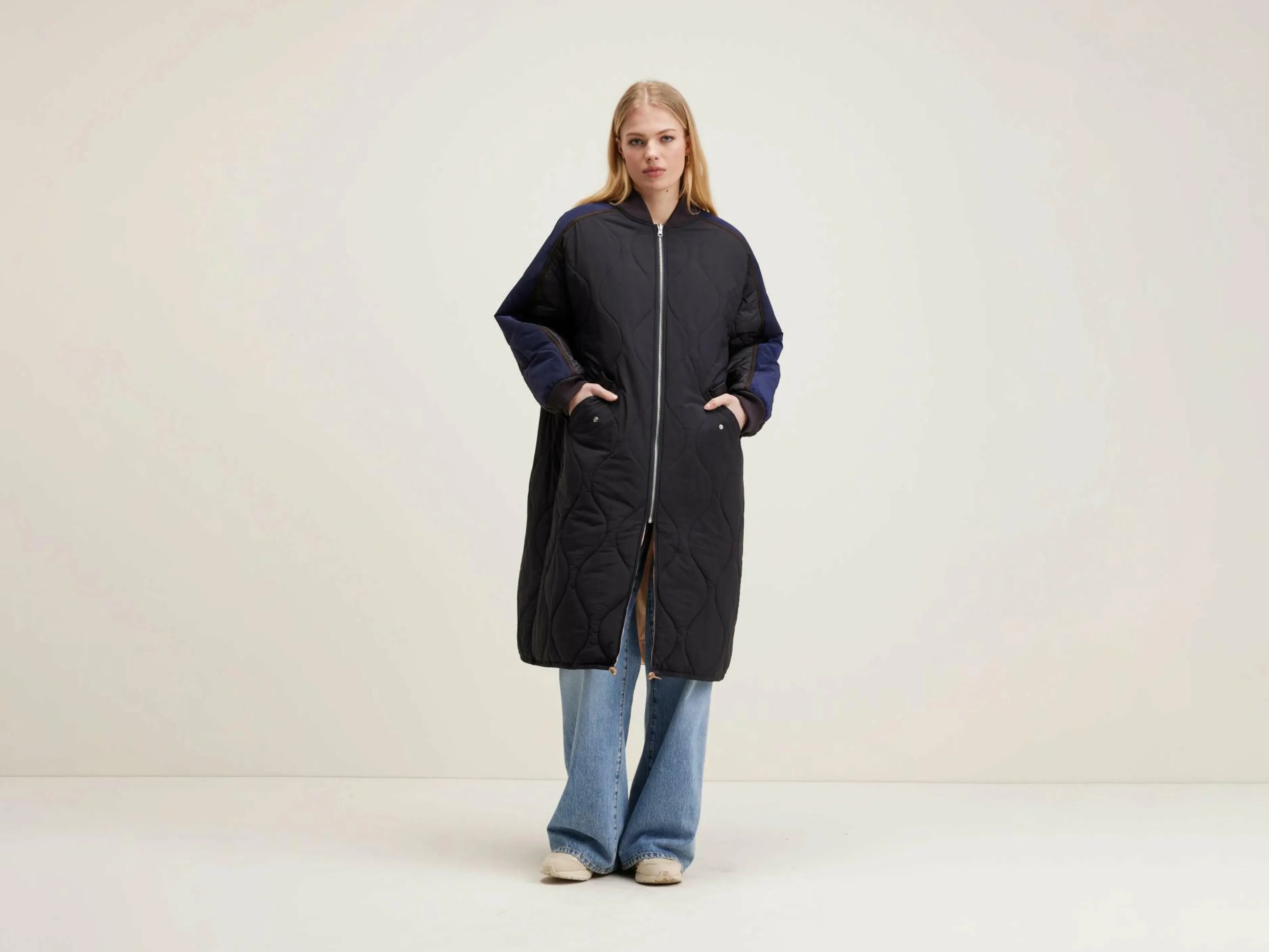 Manteaux & Vestes-Bellerose Manteau Matelassé Hedge Black beauty