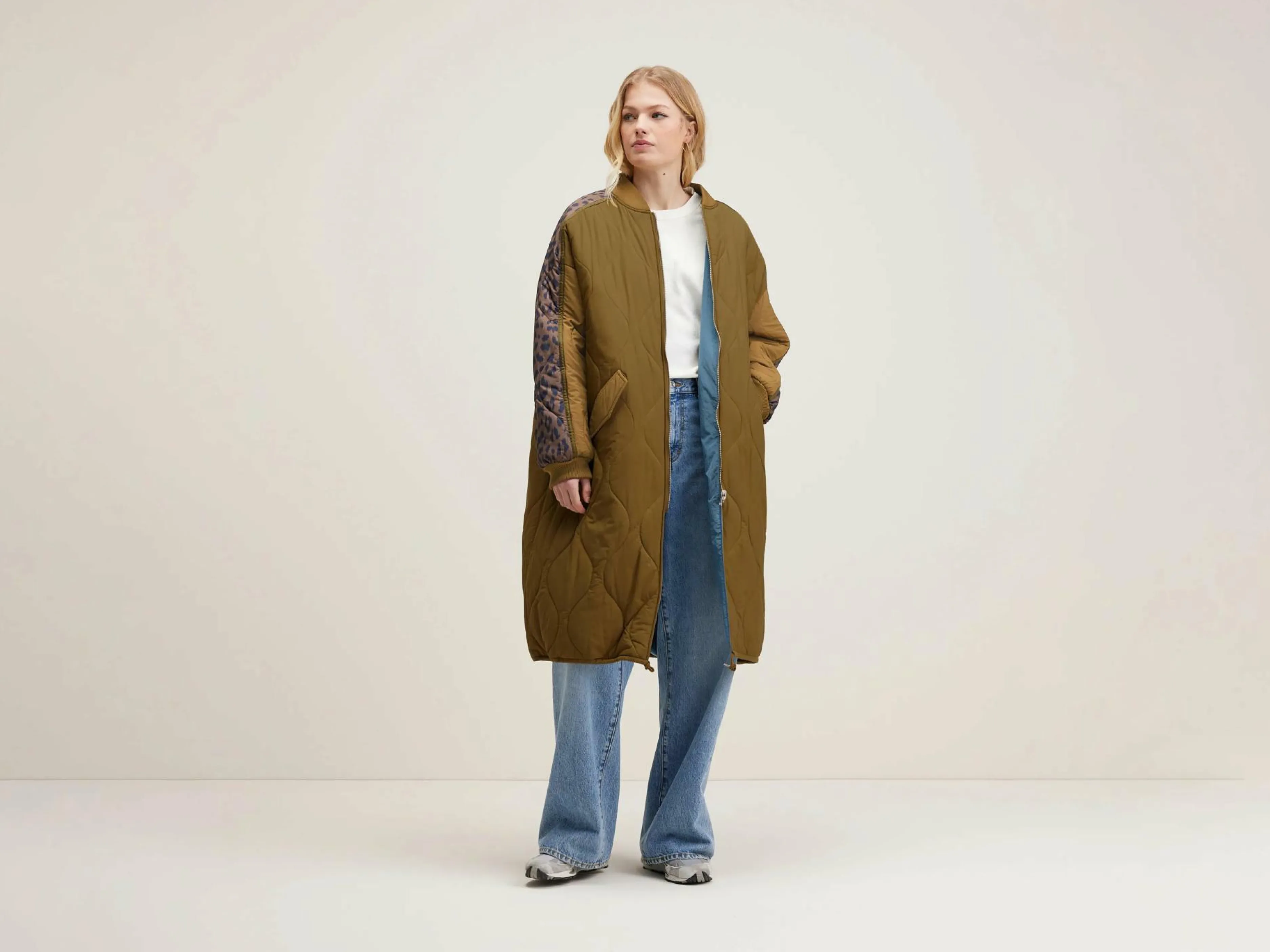 Manteaux & Vestes-Bellerose Manteau Matelassé Hedge Tan