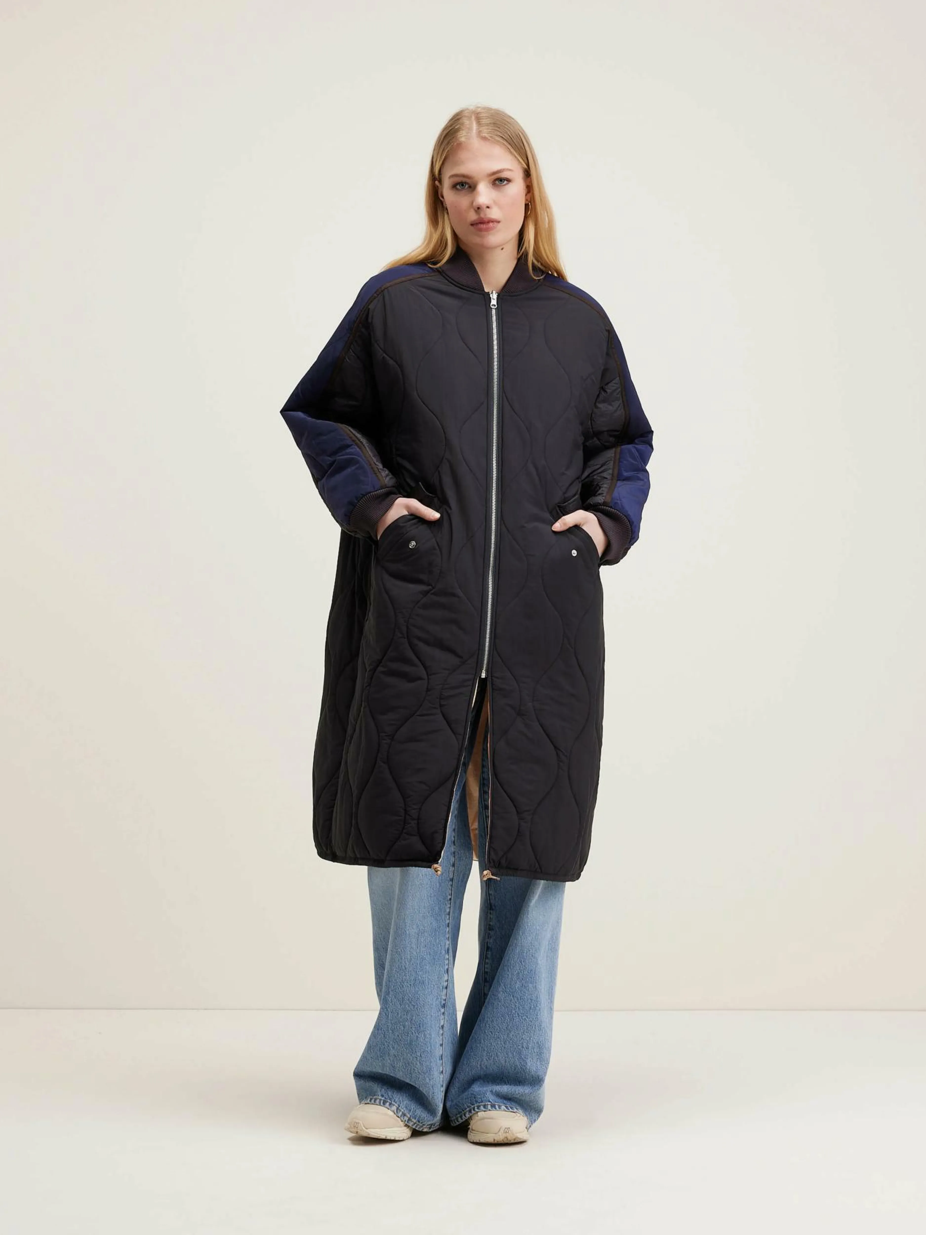 Manteaux & Vestes-Bellerose Manteau Matelassé Hedge Black beauty