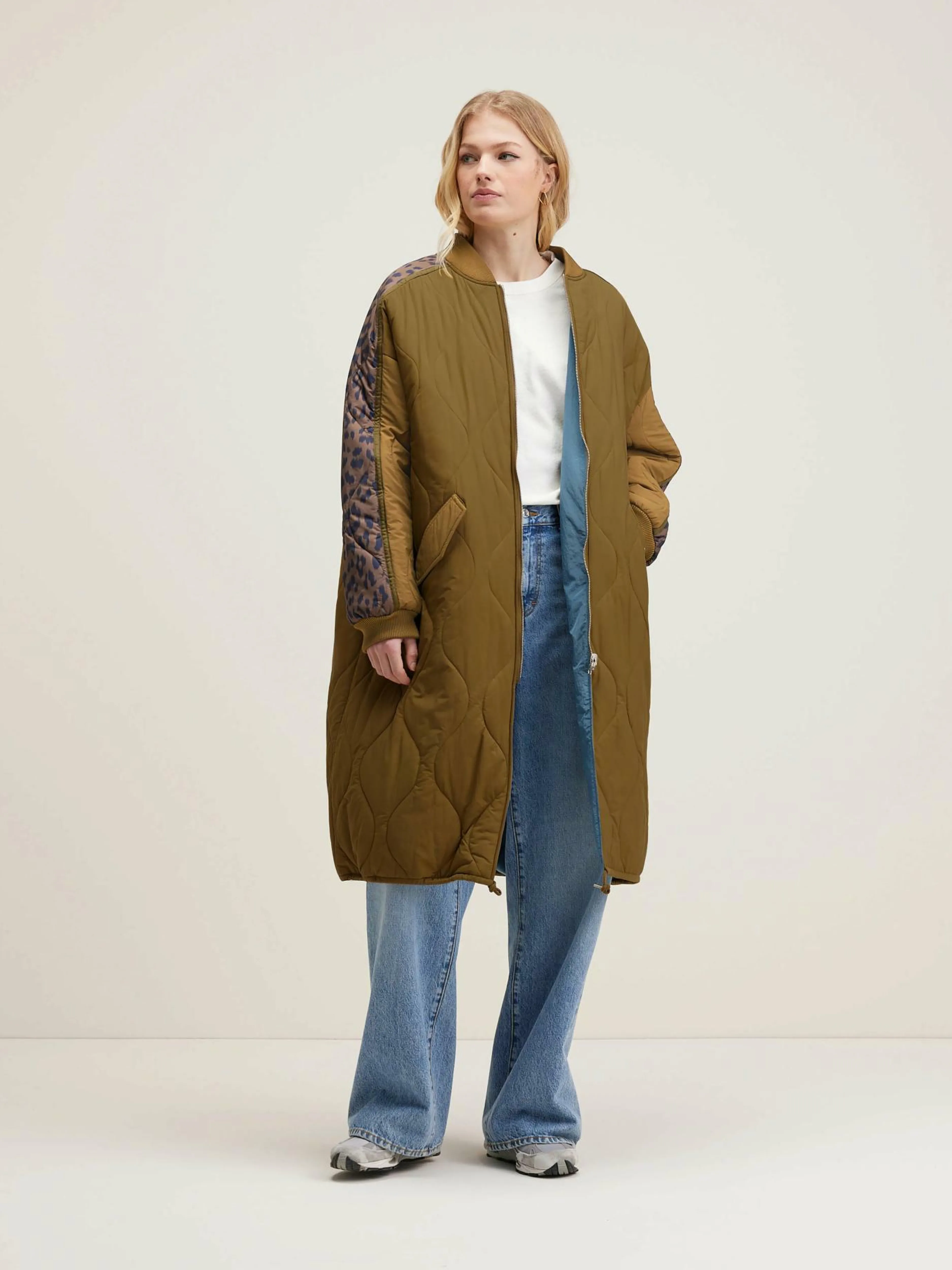 Manteaux & Vestes-Bellerose Manteau Matelassé Hedge Tan