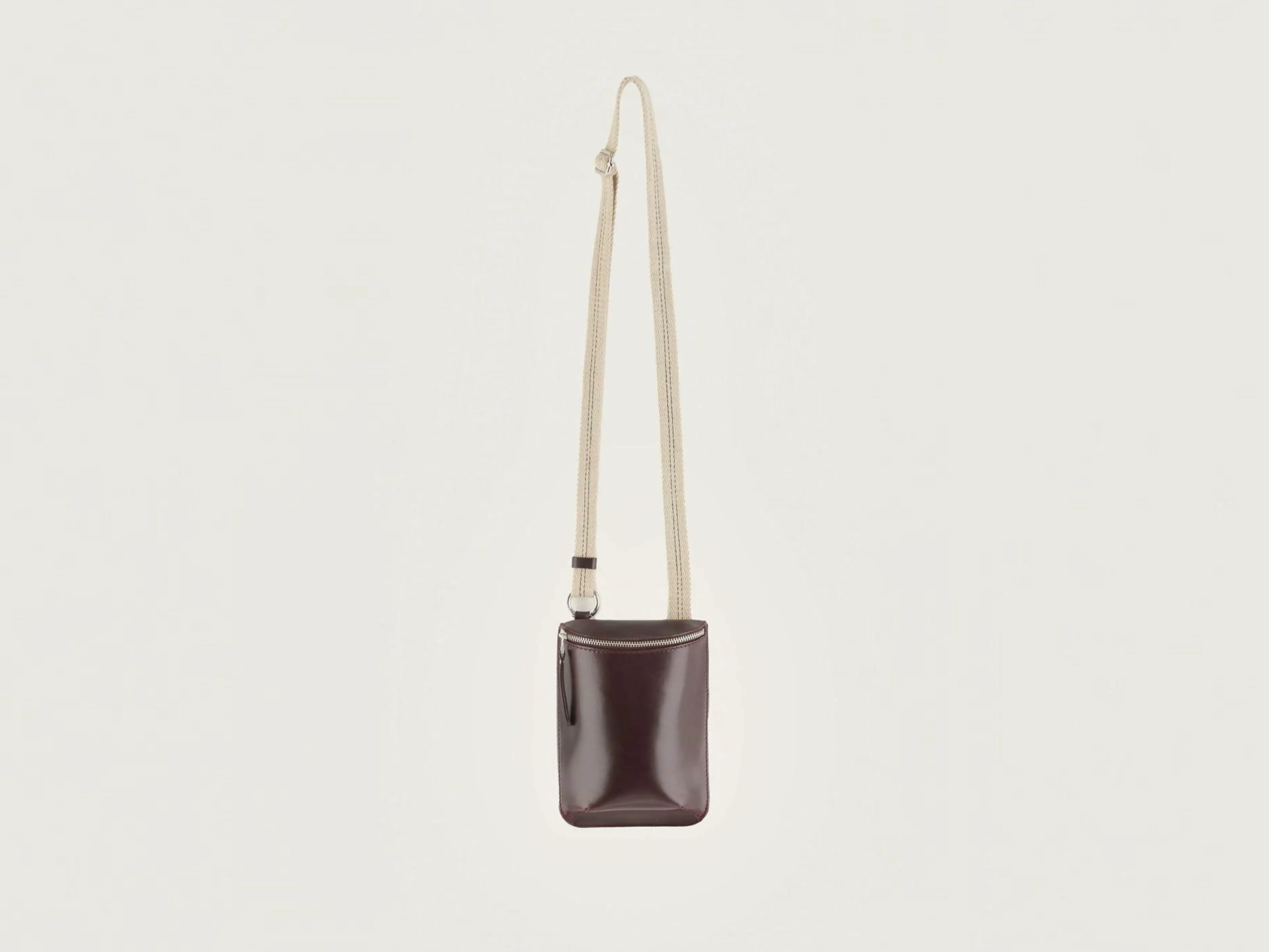 Petites Maroquineries | Sacs-Bellerose Mini Sac Zippé Shone Bordeaux