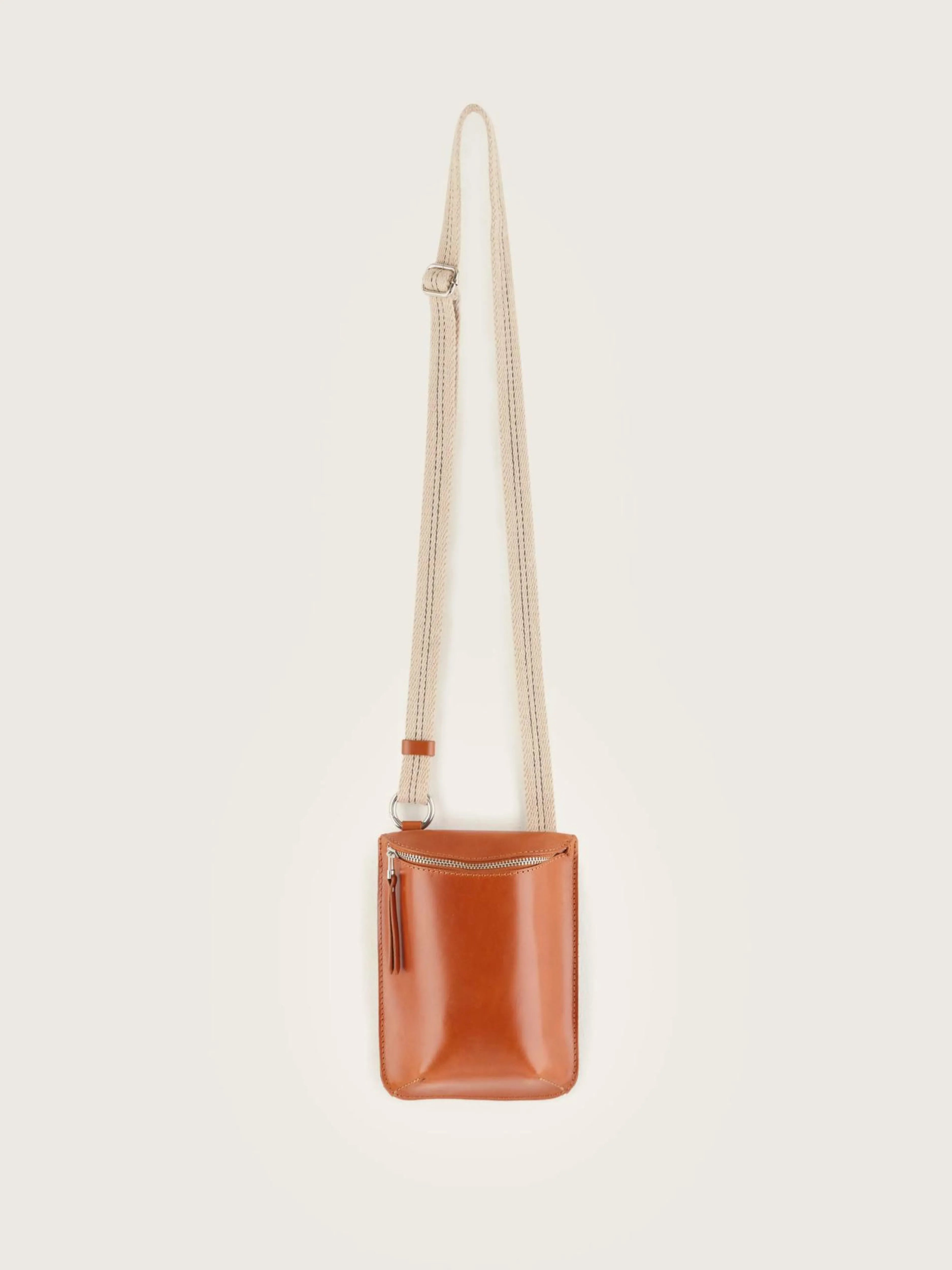 Petites Maroquineries | Sacs-Bellerose Mini Sac Zippé Shone Cognac