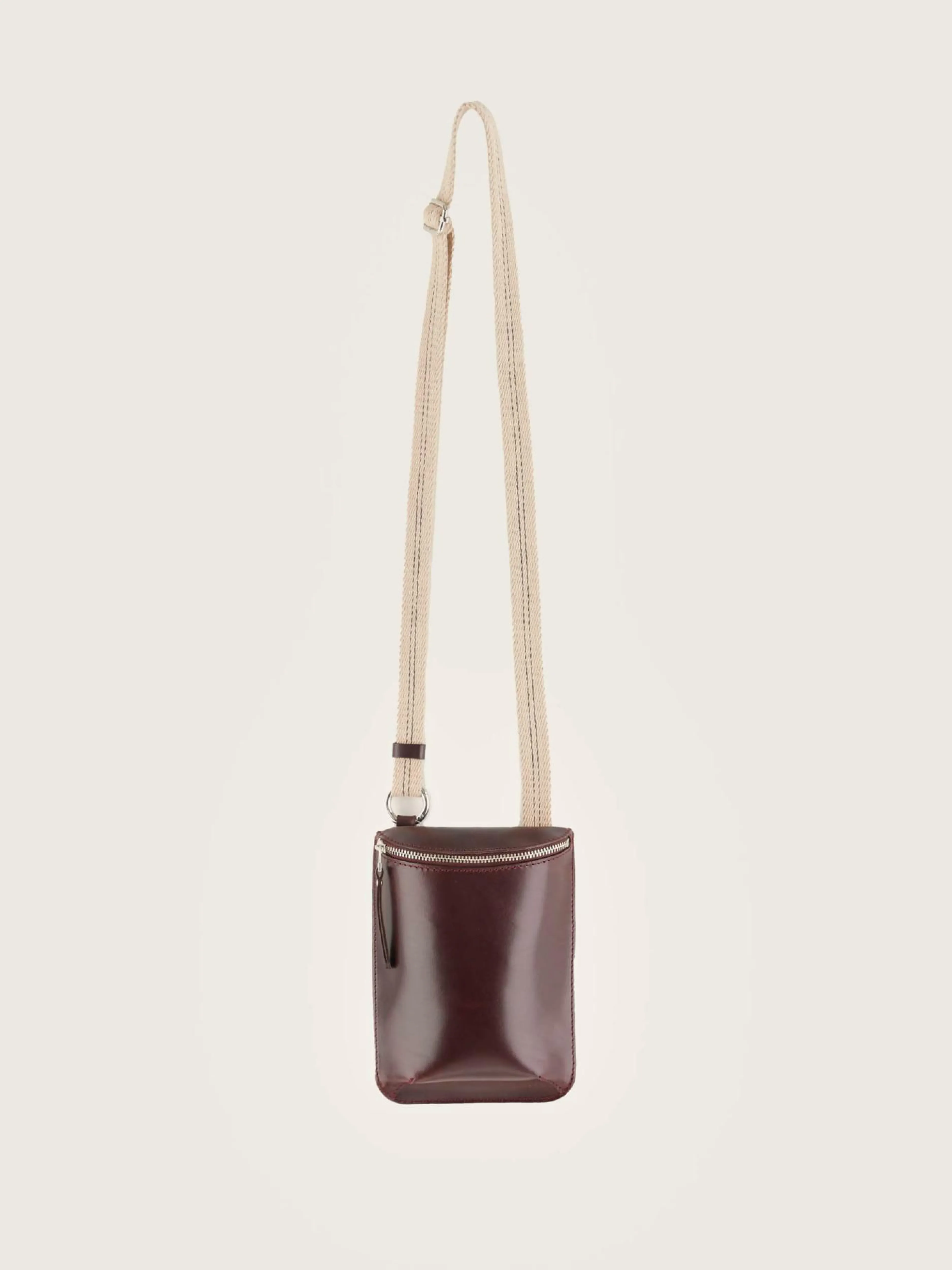 Petites Maroquineries | Sacs-Bellerose Mini Sac Zippé Shone Bordeaux