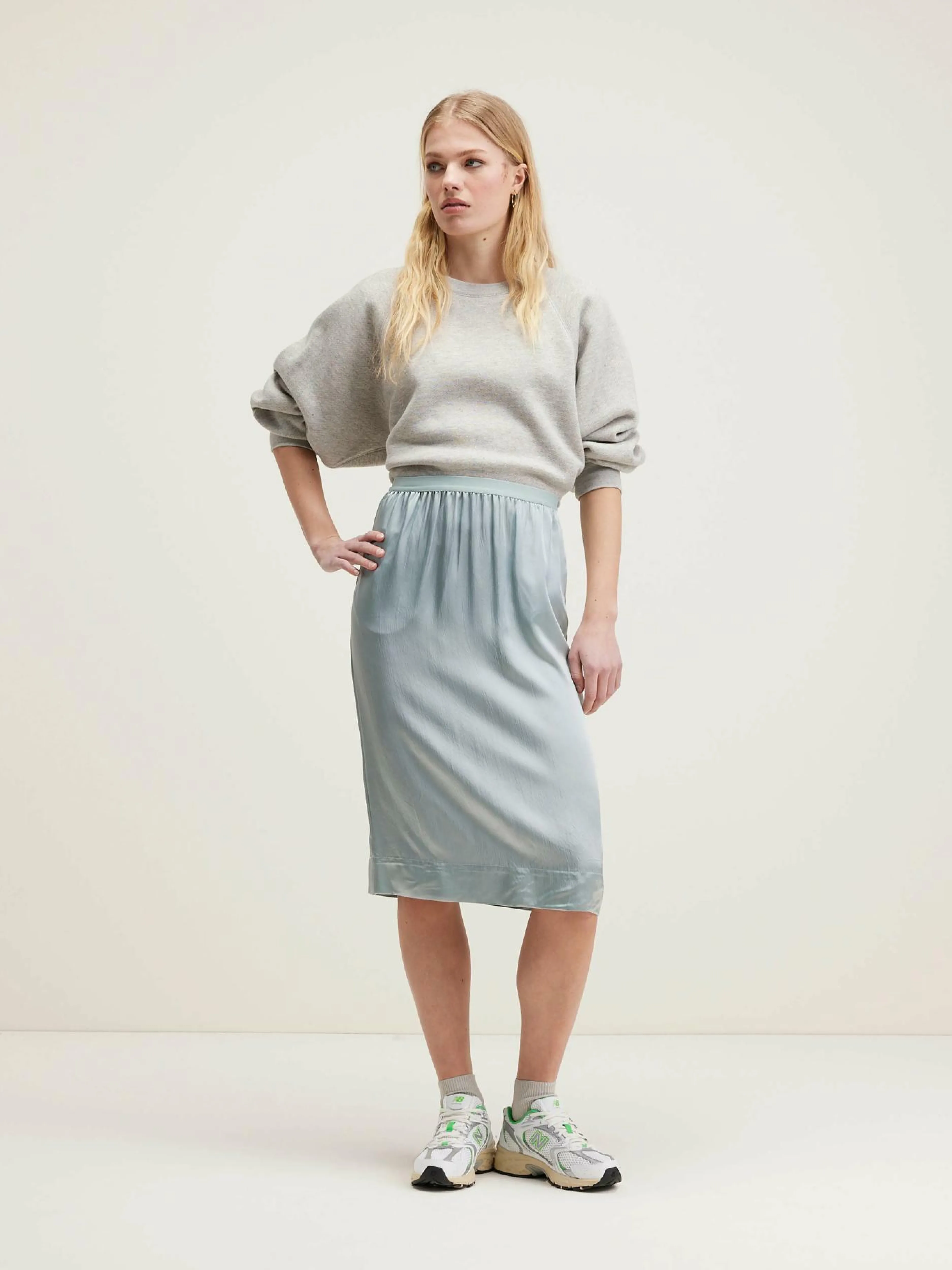 Jupes & Shorts-Bellerose Minijupe Horia Givre