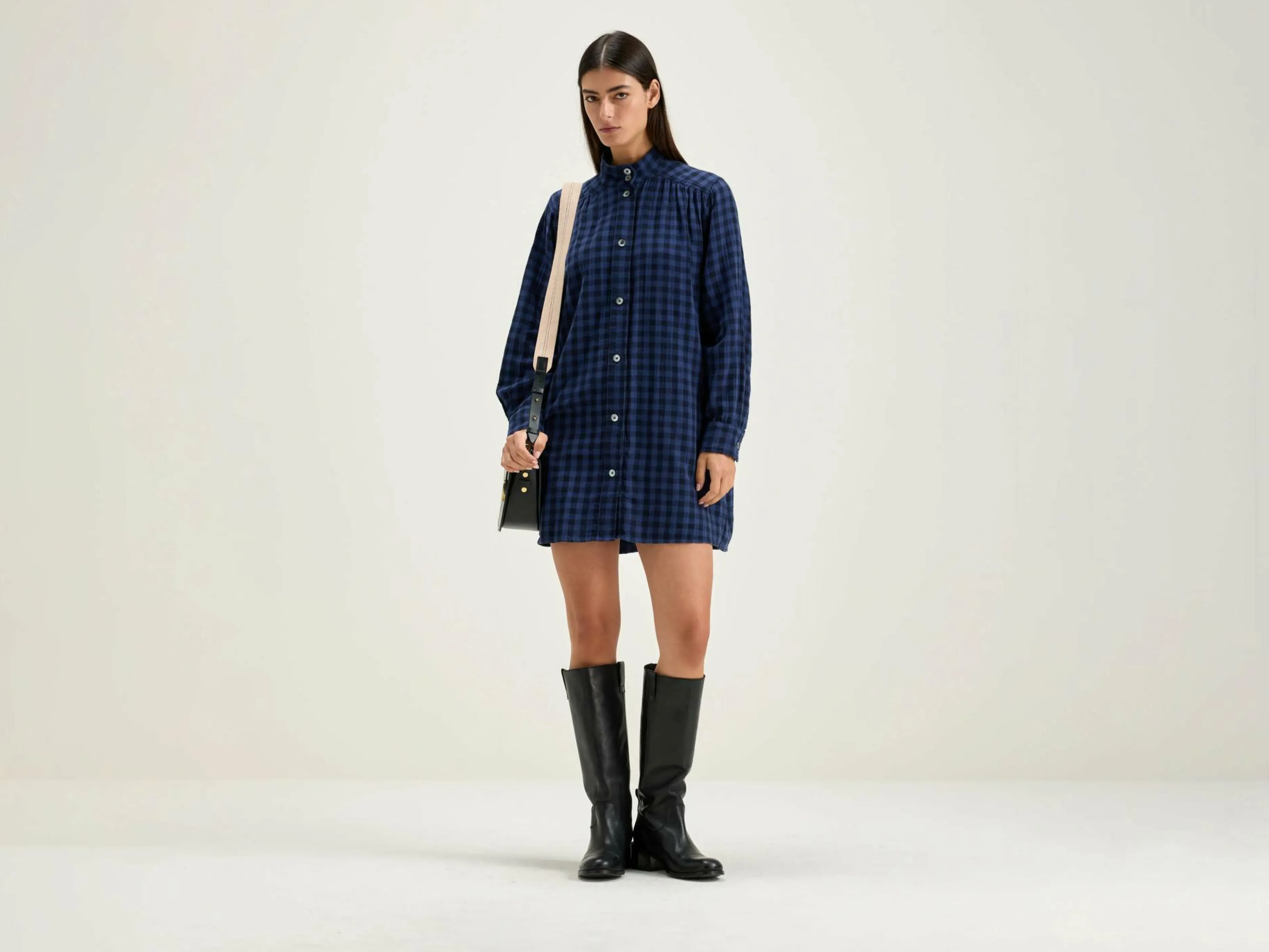 Robes-Bellerose Mini-robe Pelly Deep purple / Deep well