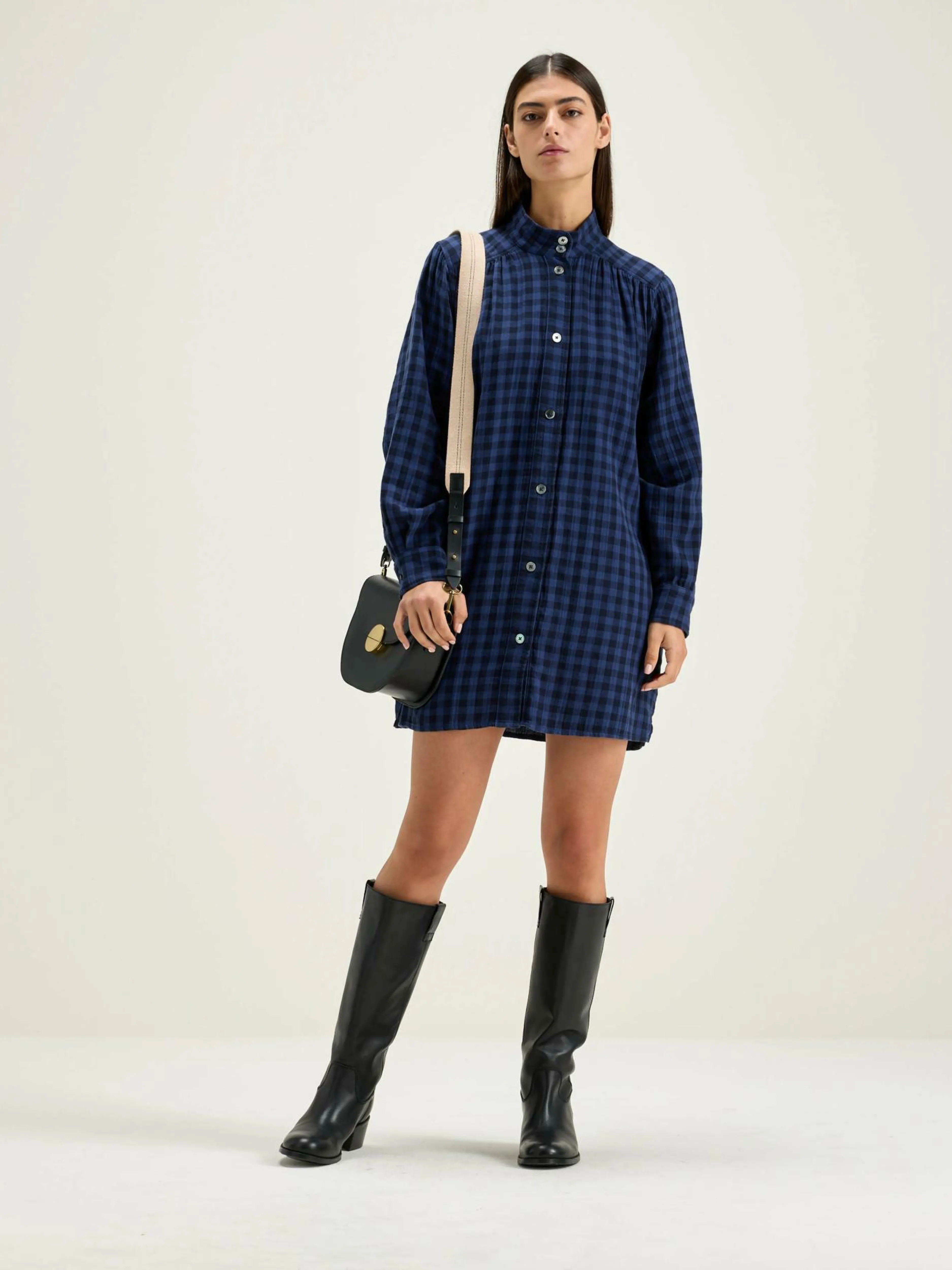 Robes-Bellerose Mini-robe Pelly Deep purple / Deep well