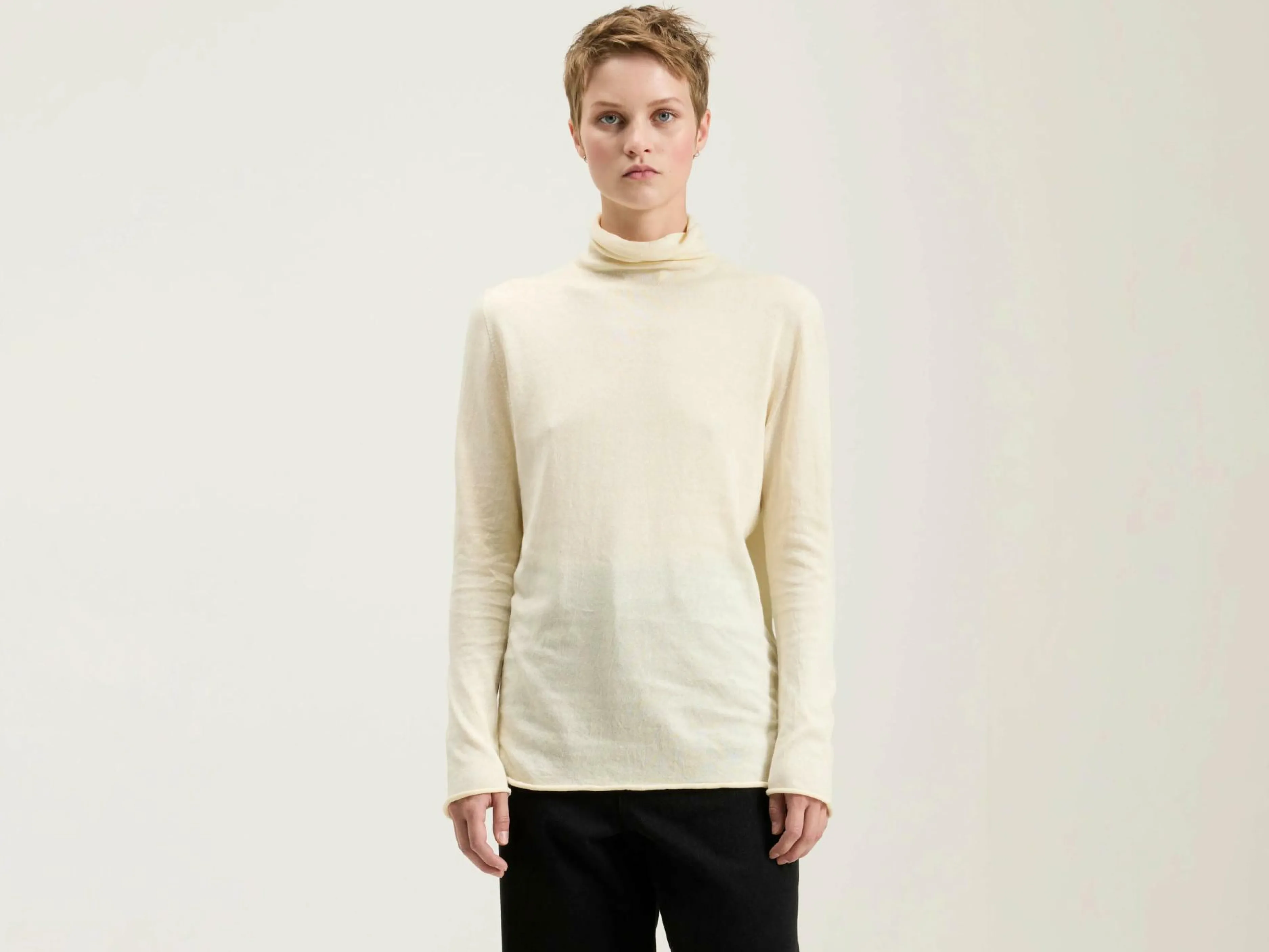 T-Shirts & Tops-Nicholson & Nicholson Col Roulé Agnes En Coton Bio