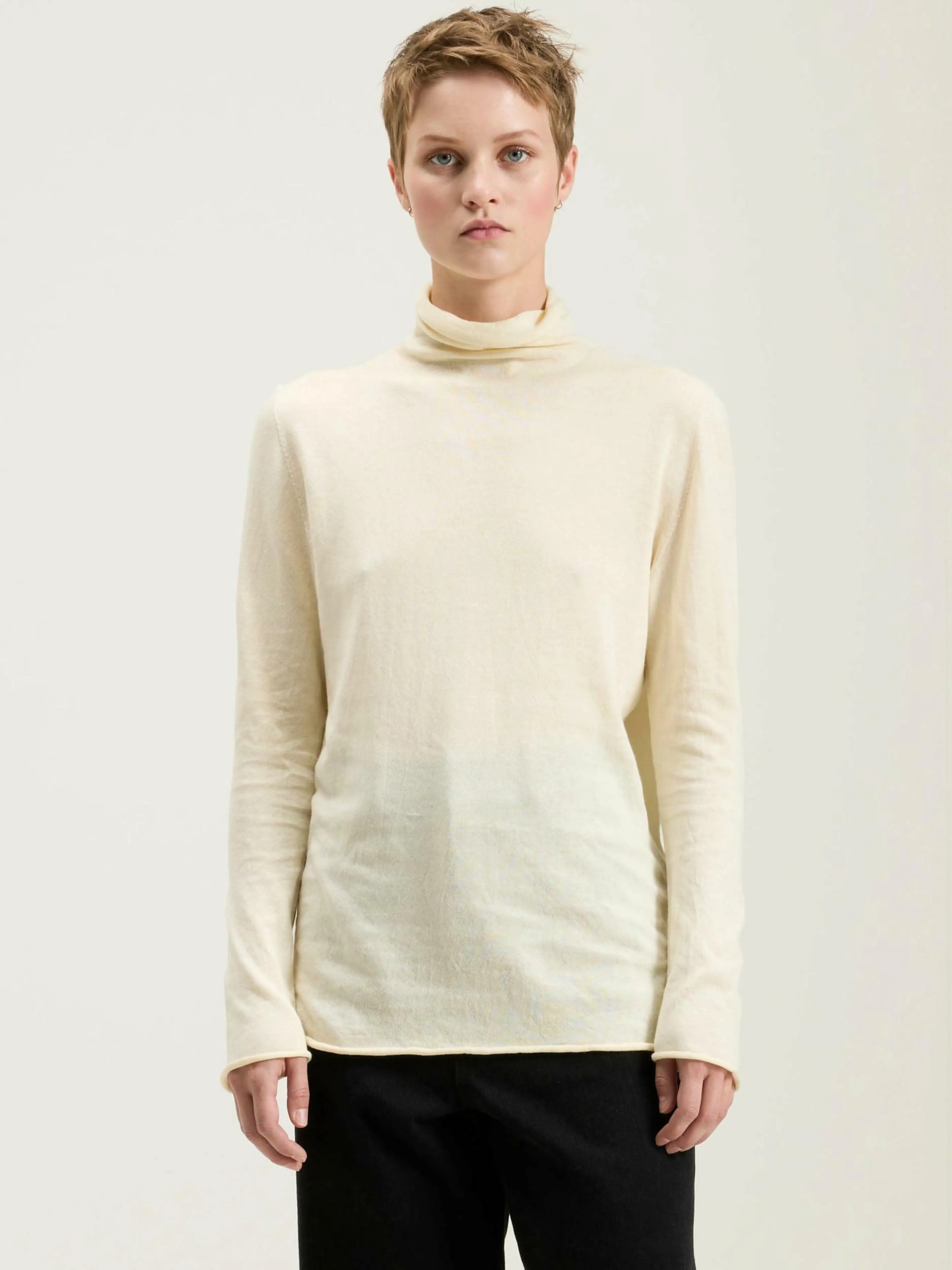 T-Shirts & Tops-Nicholson & Nicholson Col Roulé Agnes En Coton Bio