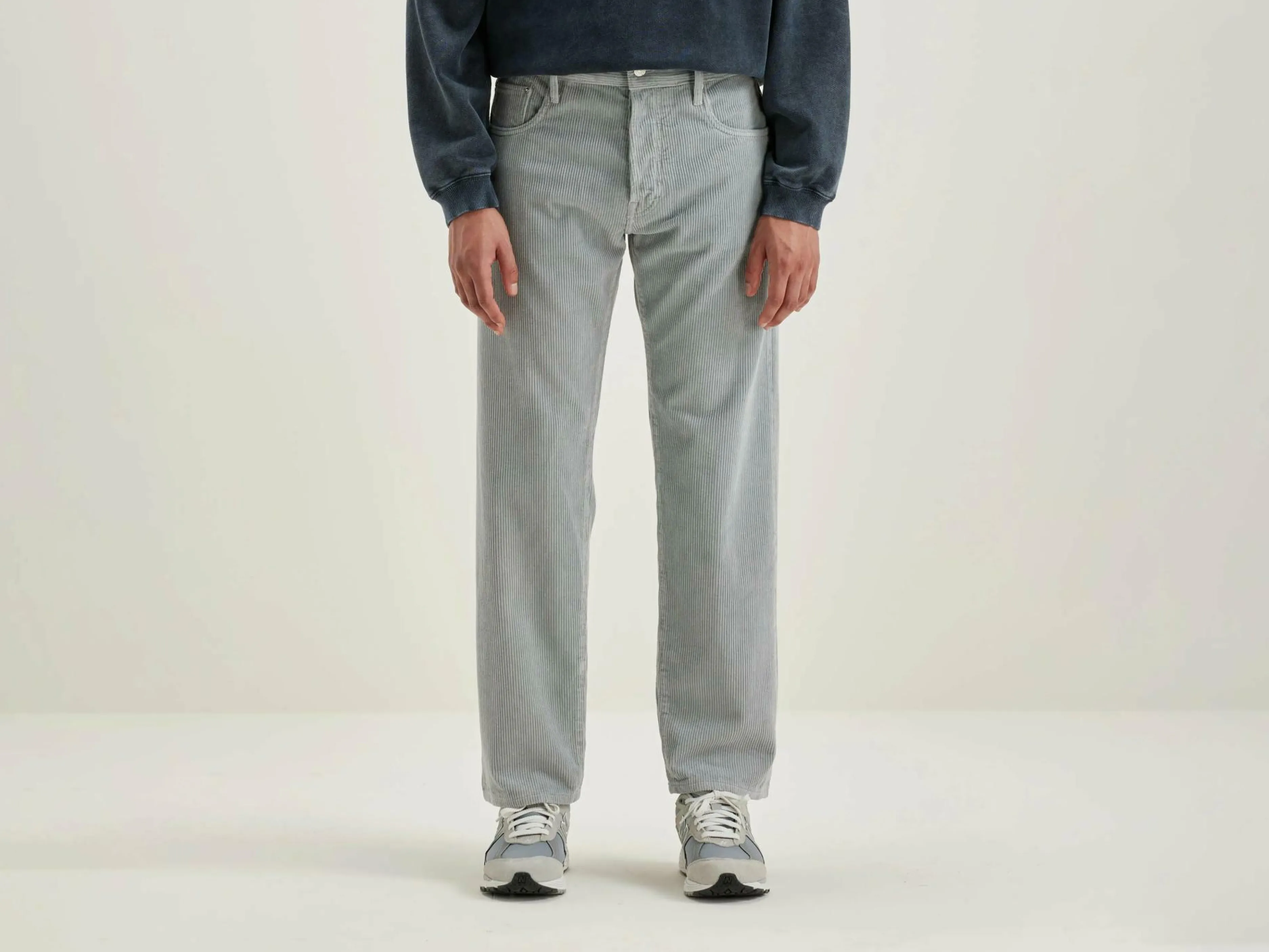 Pantalons-Bellerose Pantalon Dad-style Percy Blue fog