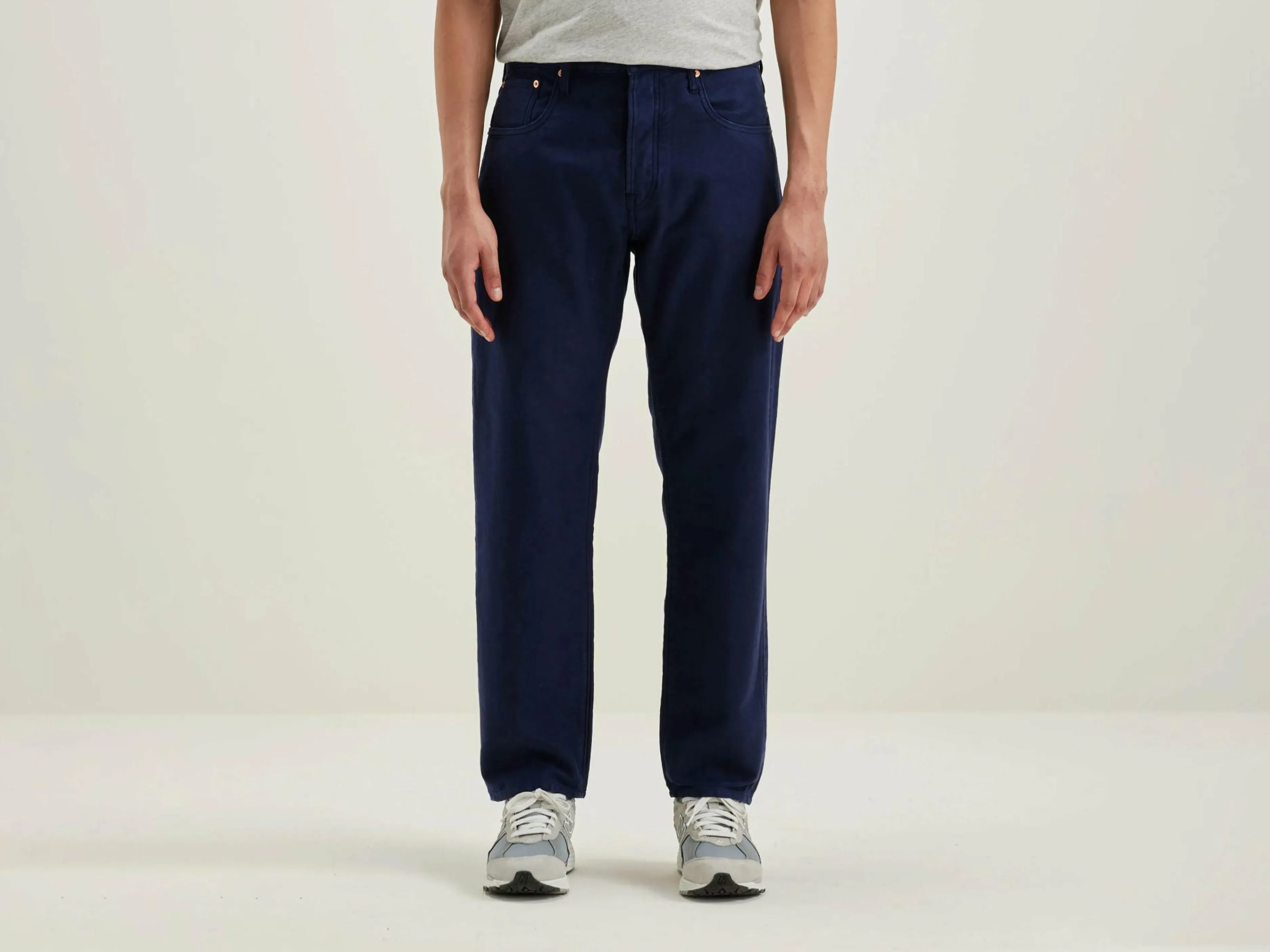 Denim-Bellerose Pantalon Dad-style Percy Ink
