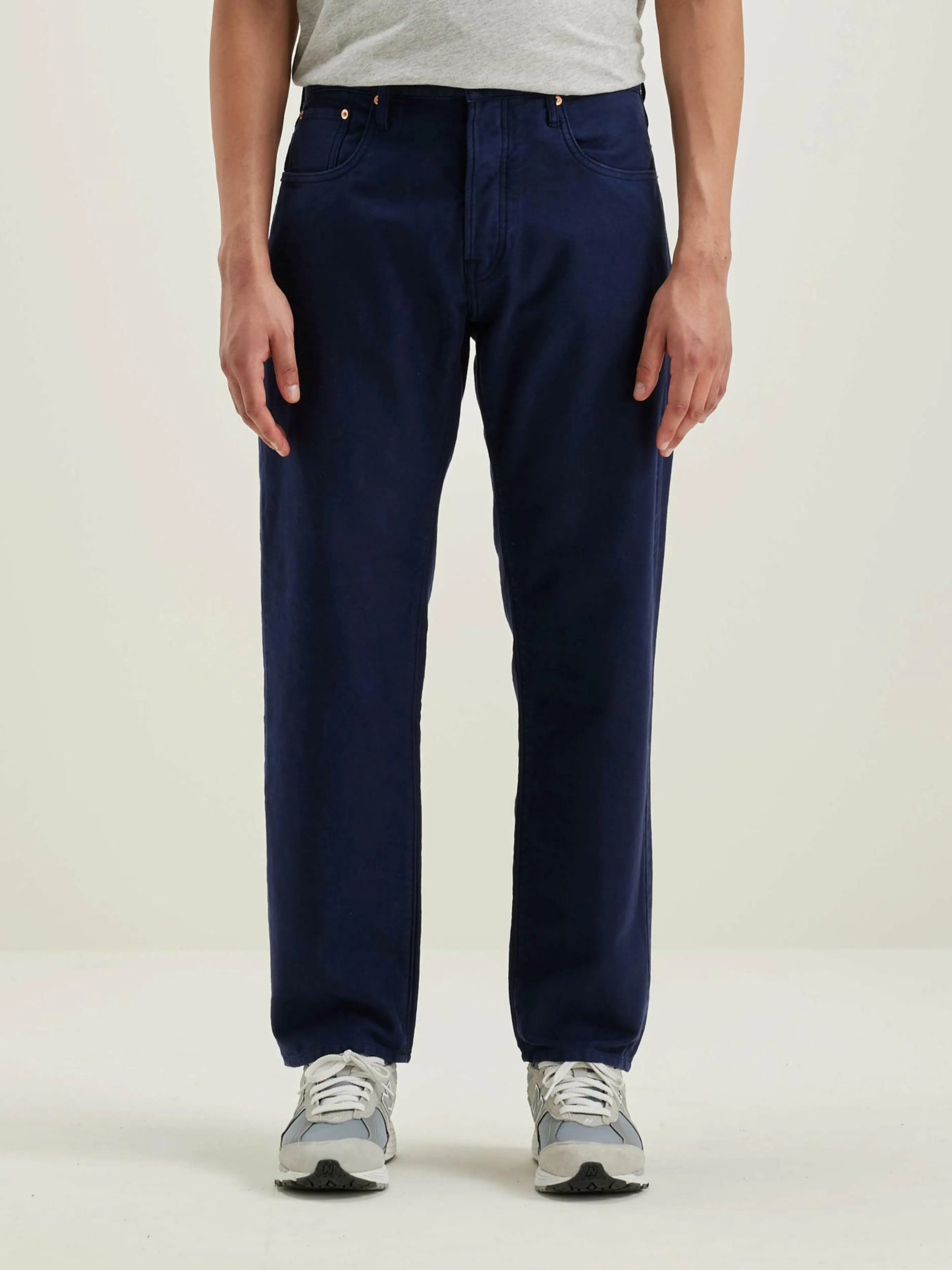 Denim-Bellerose Pantalon Dad-style Percy Ink