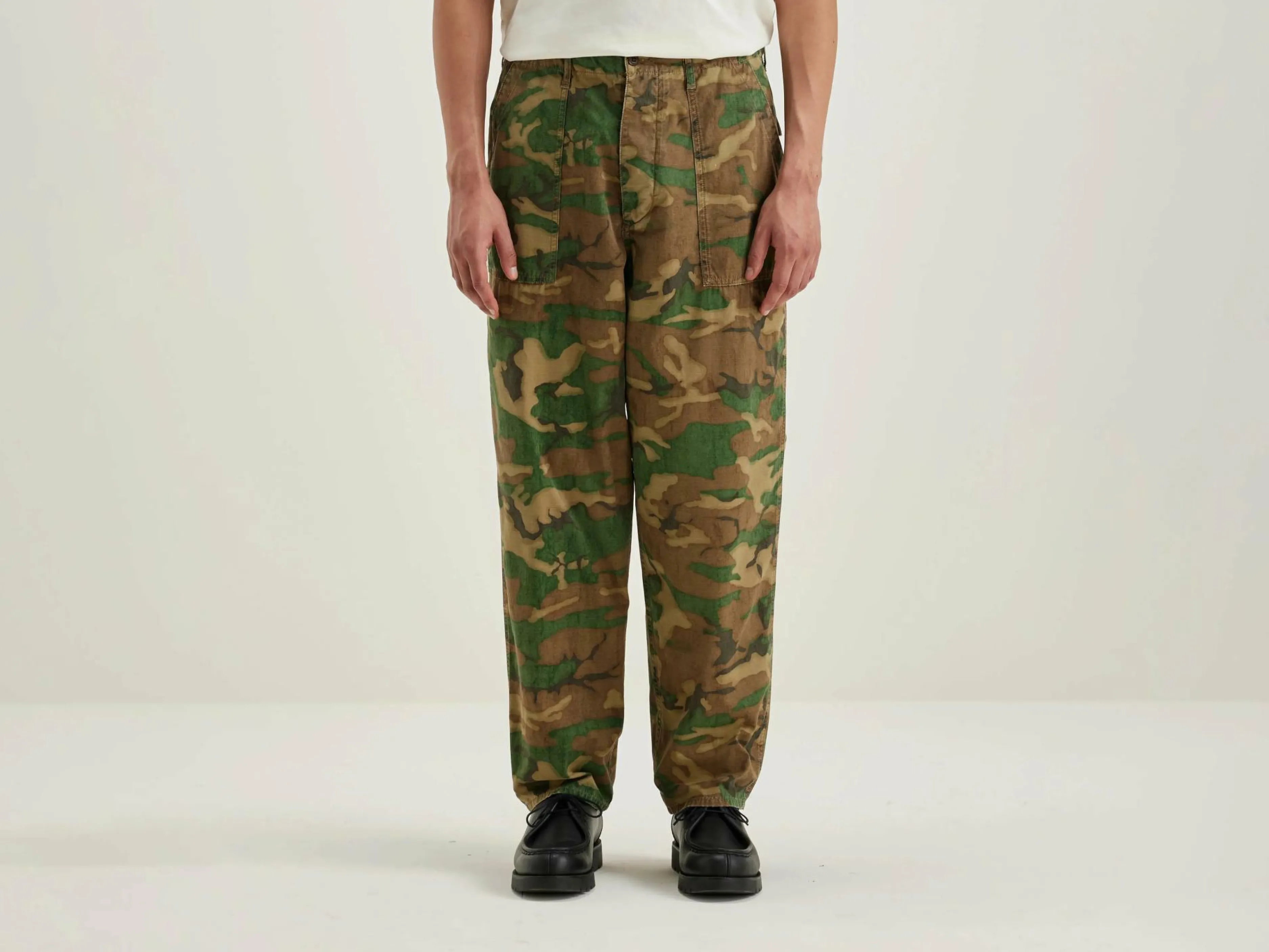 Pantalons-Bellerose Pantalon Décontracté Kargo Amber / Army