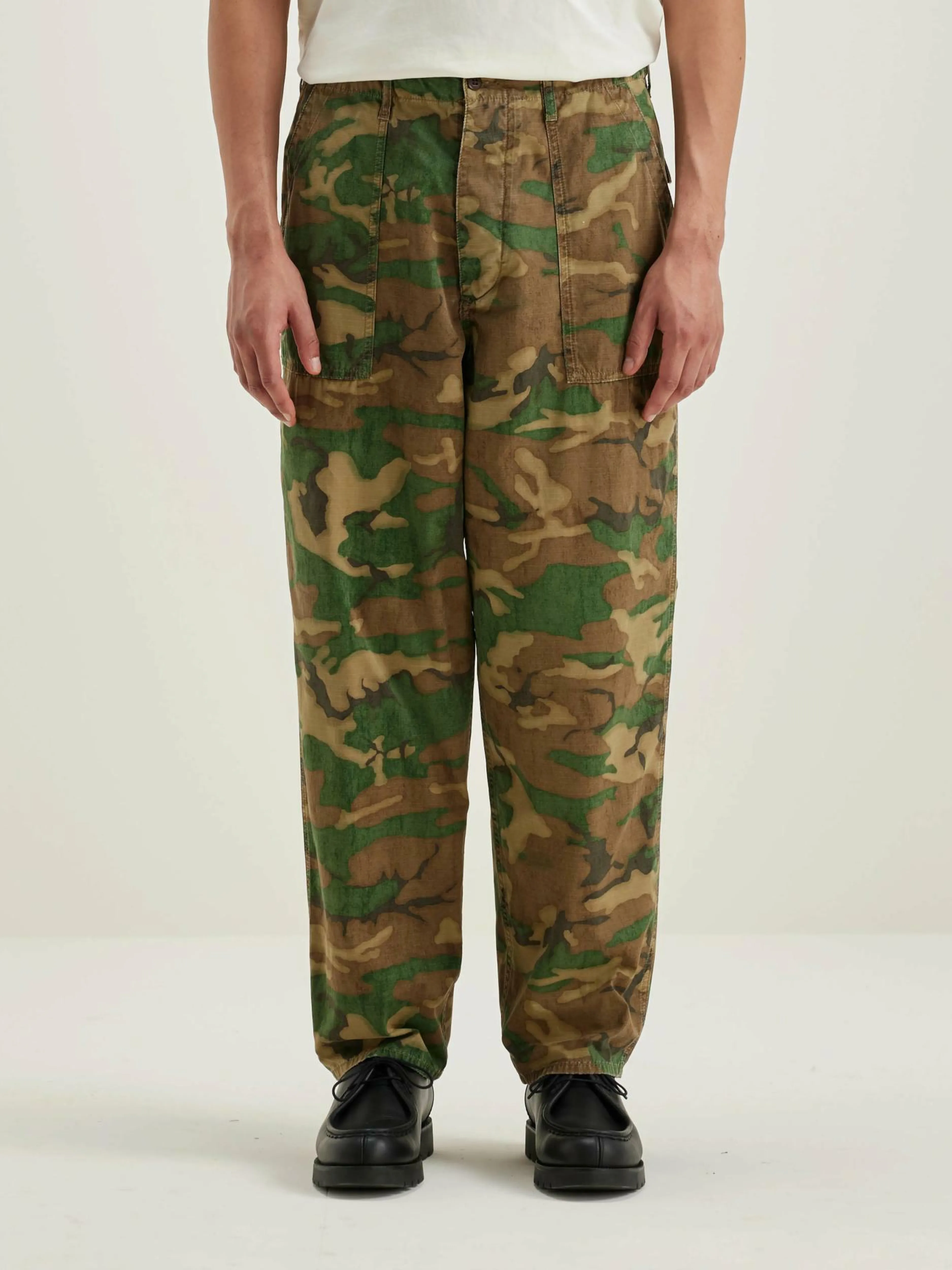 Pantalons-Bellerose Pantalon Décontracté Kargo Amber / Army