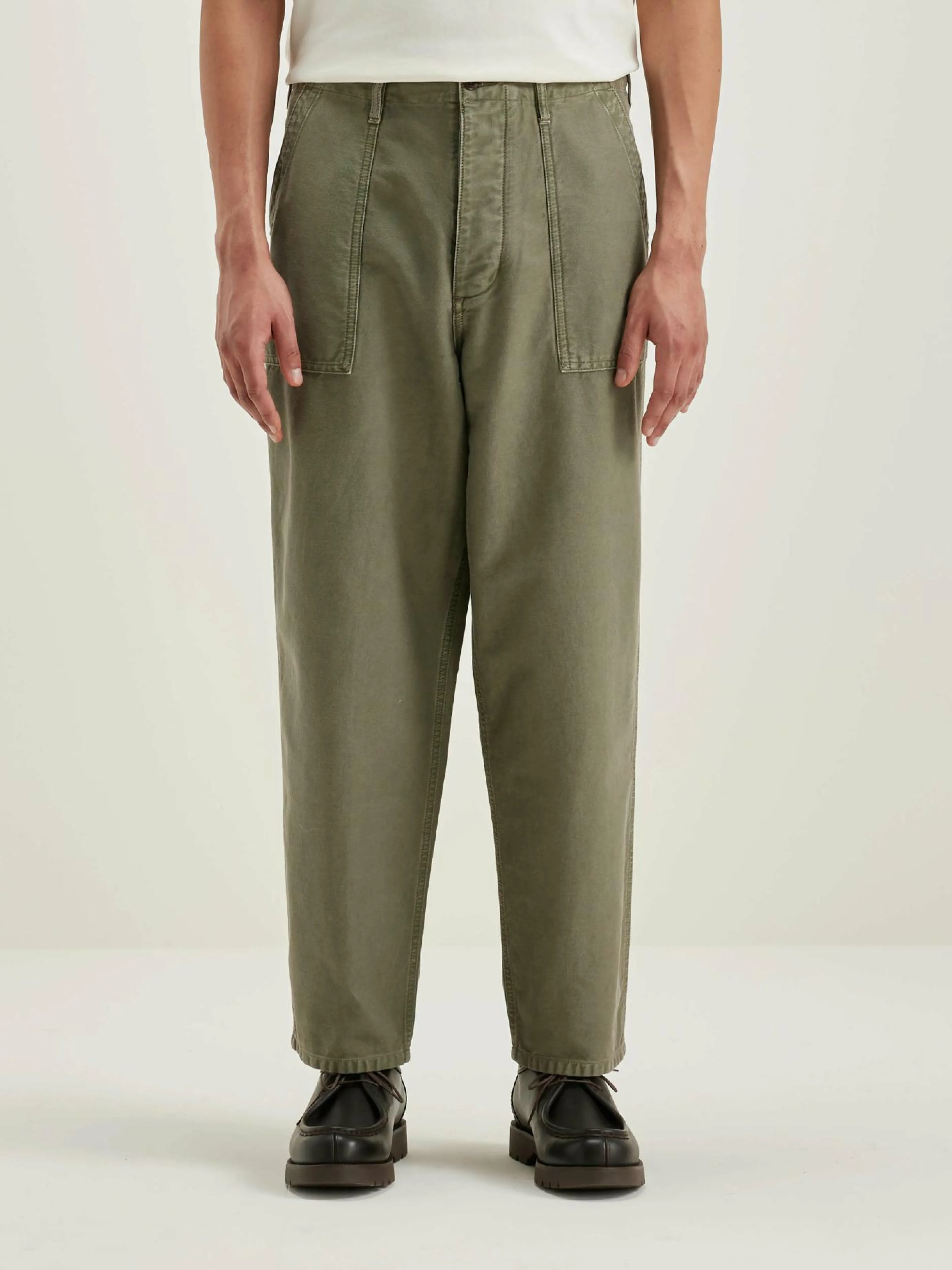 Pantalons-Bellerose Pantalon Décontracté Kargo Dusty olive