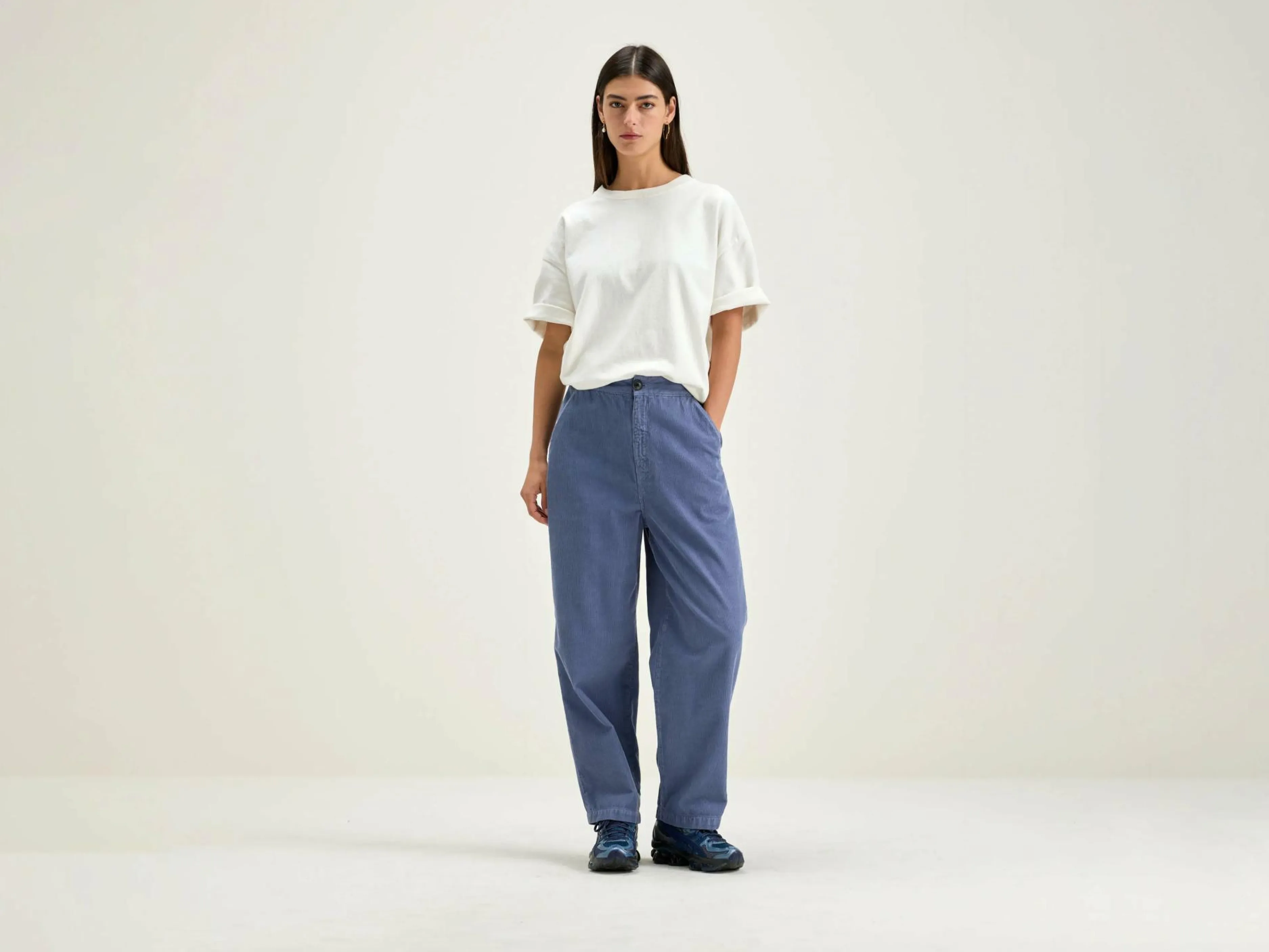 Pantalons-Bellerose Pantalon Décontracté Pasop Myrtille