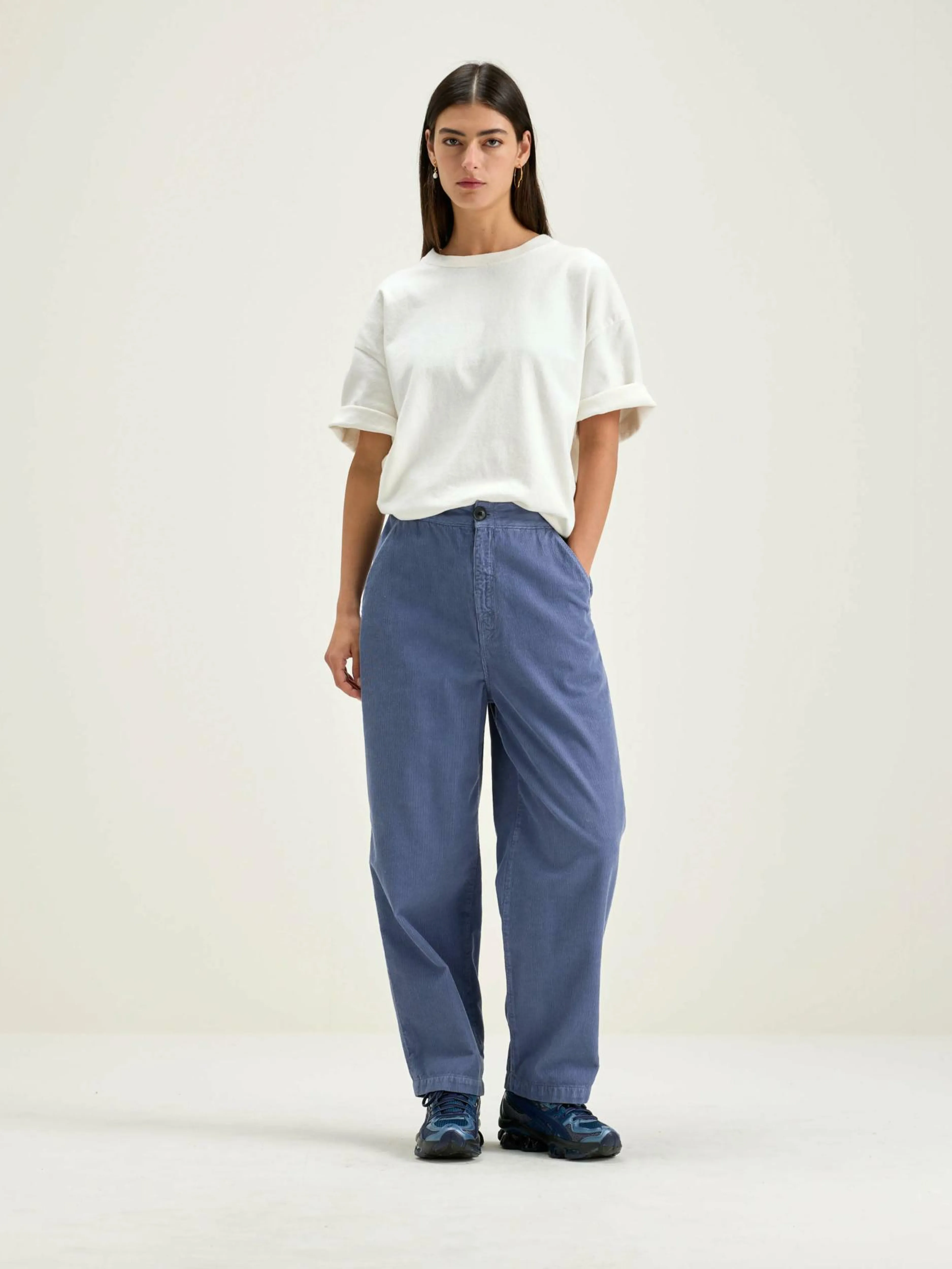 Pantalons-Bellerose Pantalon Décontracté Pasop Myrtille
