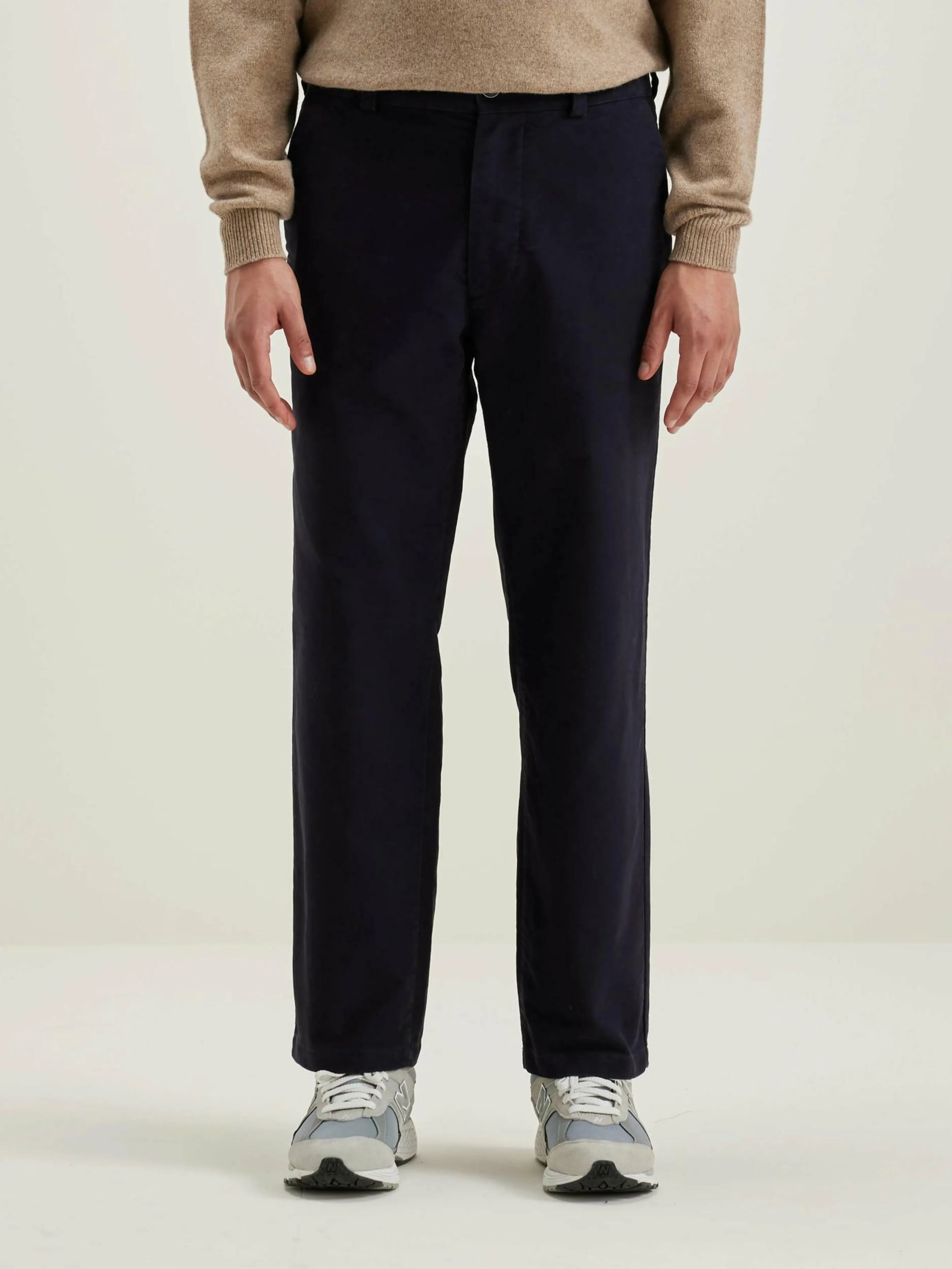 Pantalons-Bellerose Pantalon Droit Jaggot Black blue