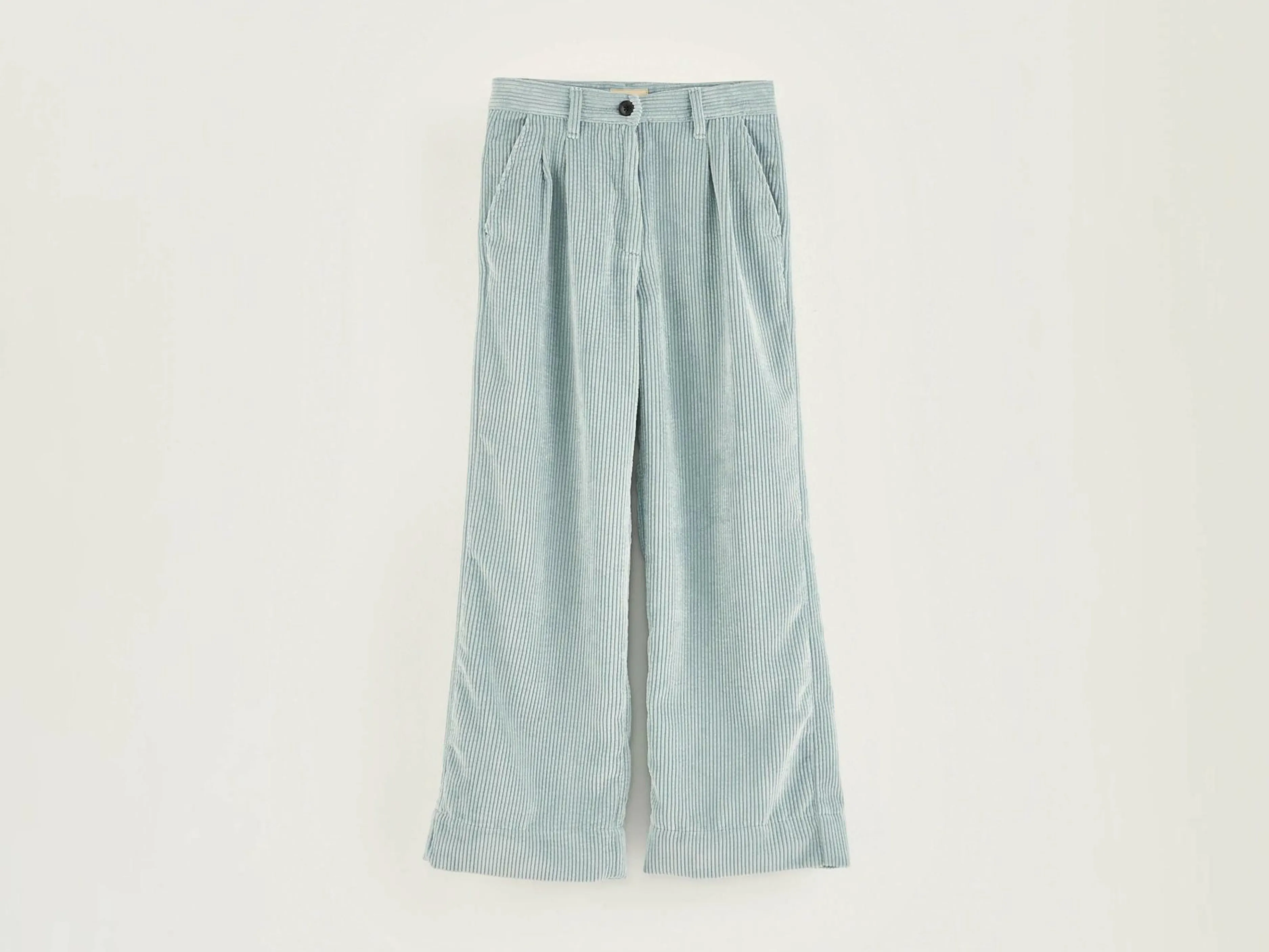 Pantalons-Bellerose Pantalon En Velours Katie Aqua