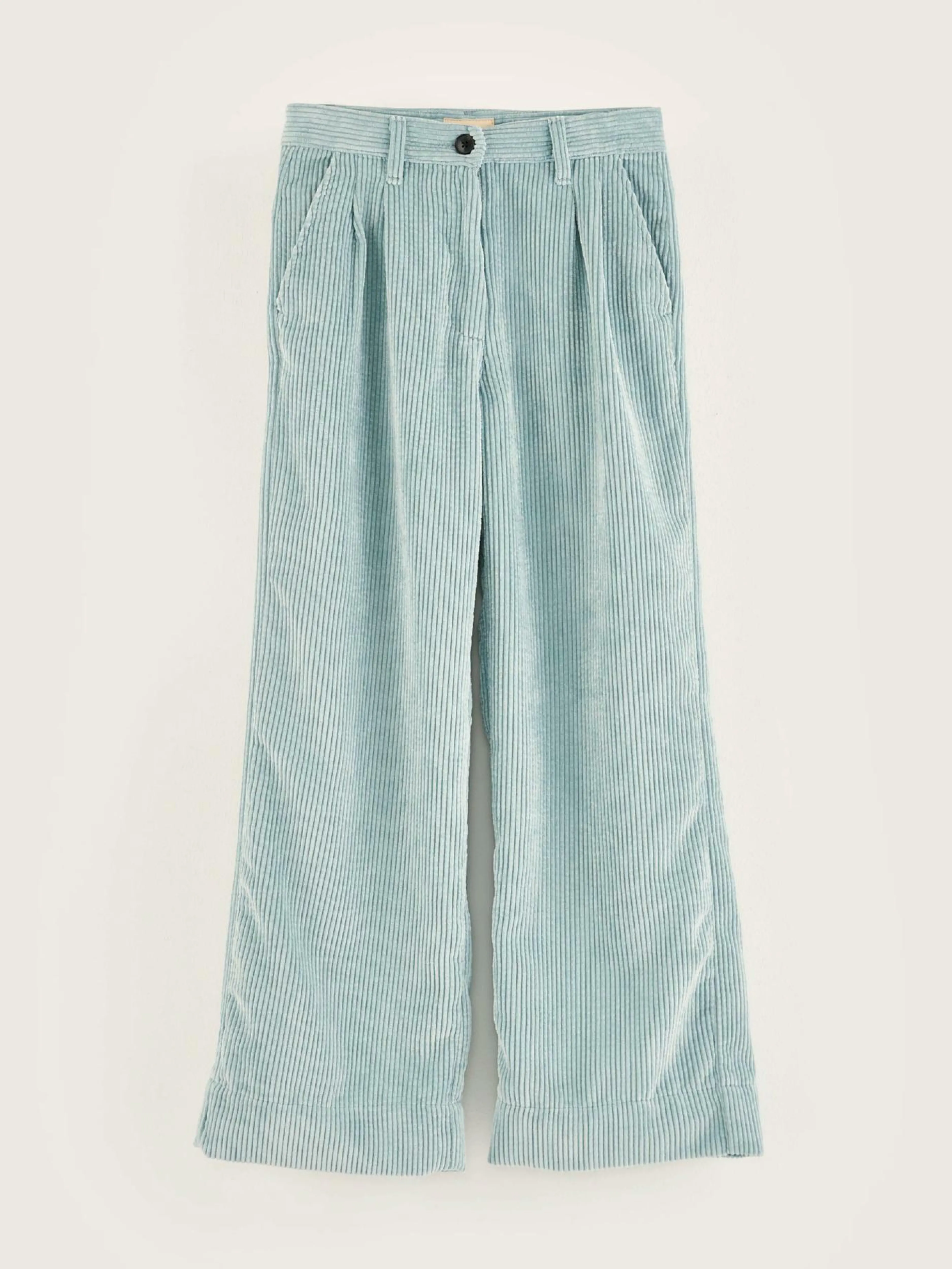 Pantalons-Bellerose Pantalon En Velours Katie Aqua