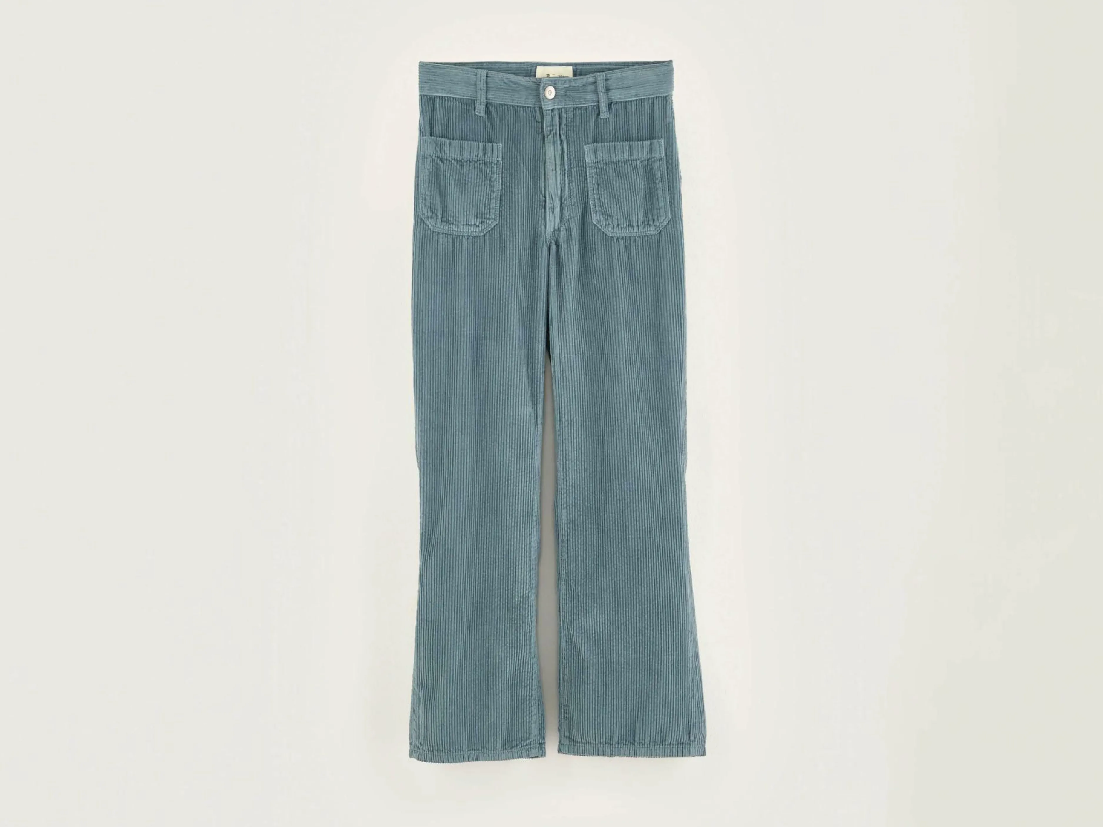 Pantalons-Bellerose Pantalon En Velours Pepy Metal blue