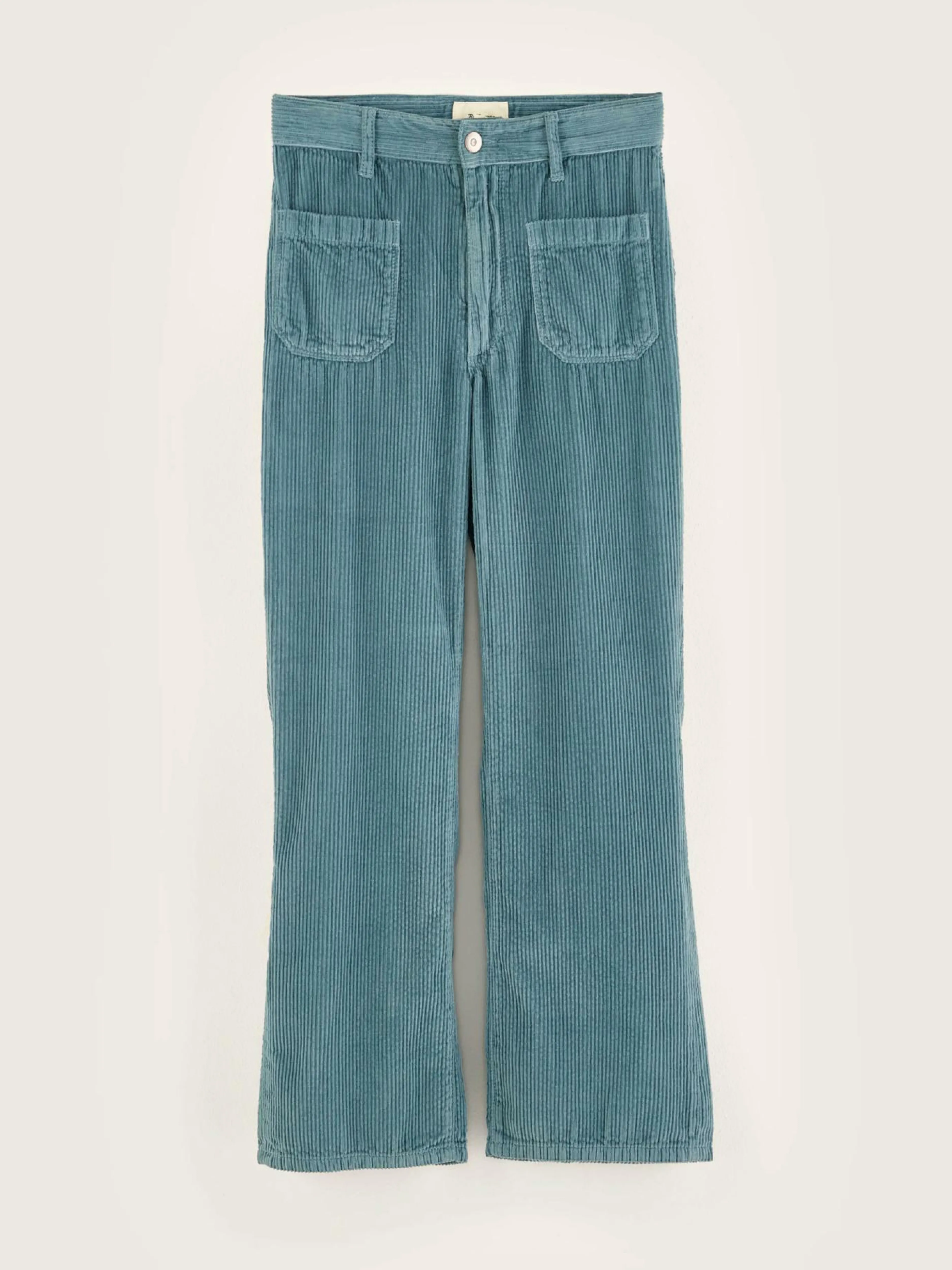 Pantalons-Bellerose Pantalon En Velours Pepy Metal blue