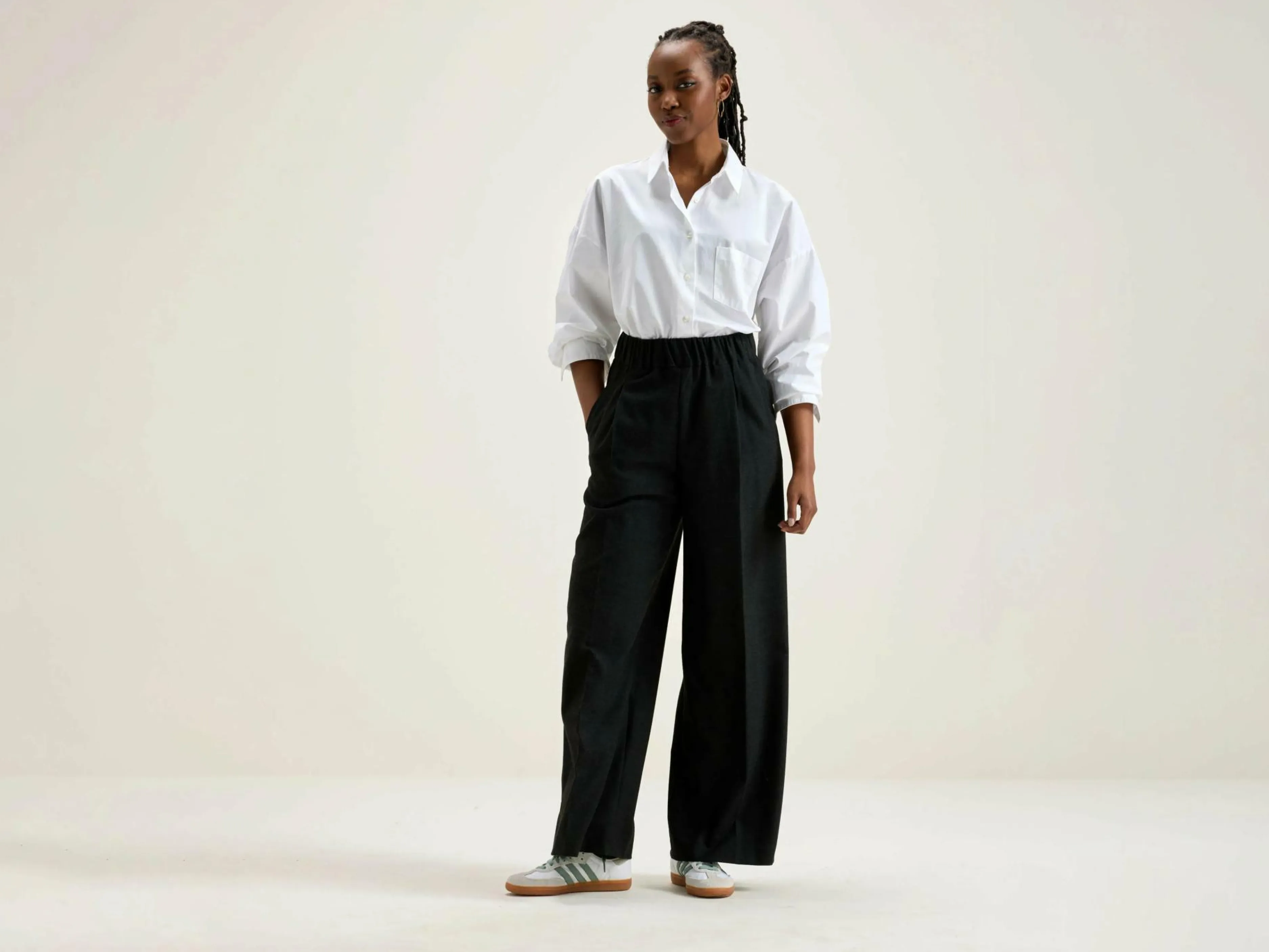 Pantalons-Bellerose Pantalon Large Vespa Anthracite