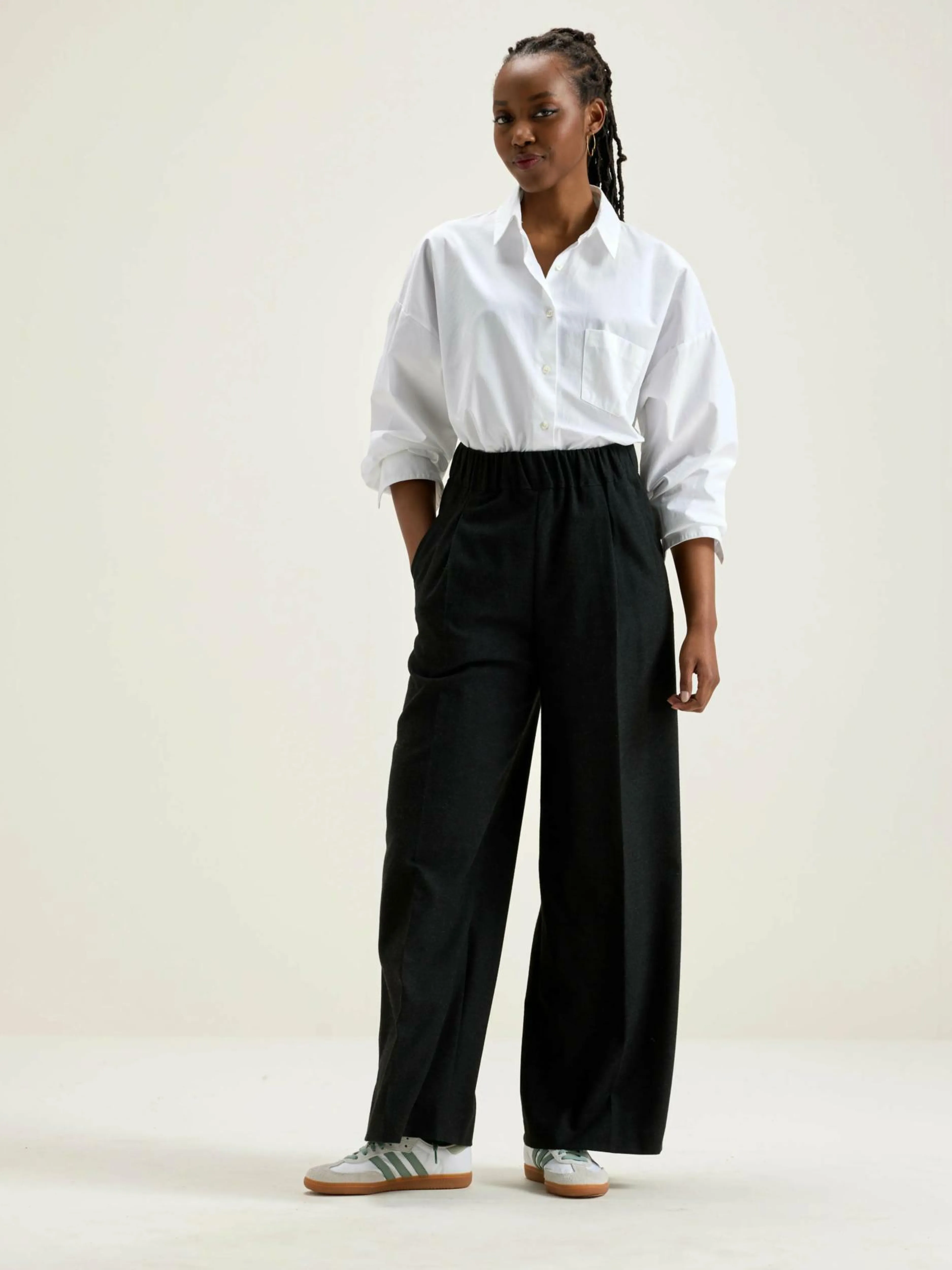 Pantalons-Bellerose Pantalon Large Vespa Anthracite