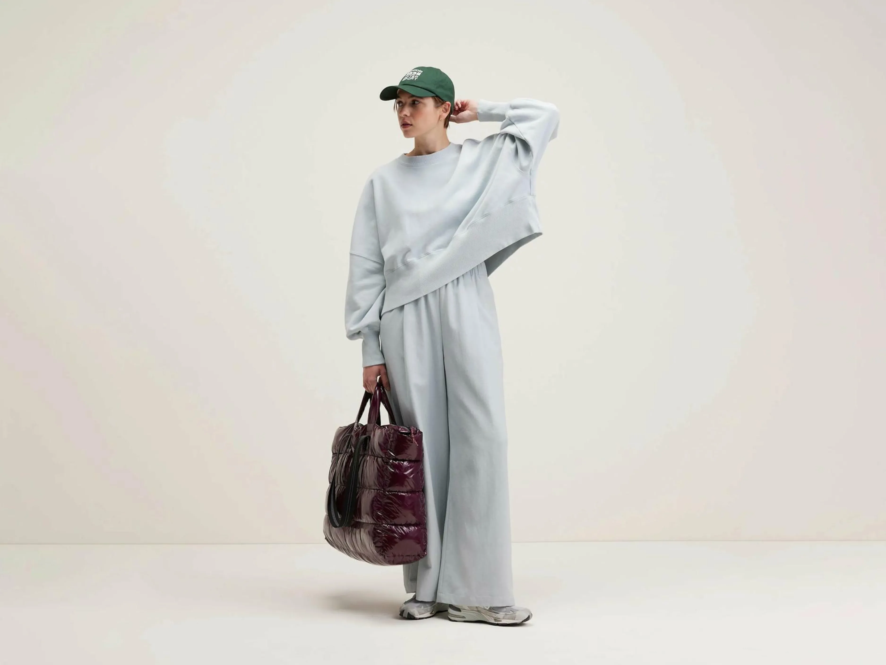 Pantalons-Bellerose Pantalon Large Vezza Givre