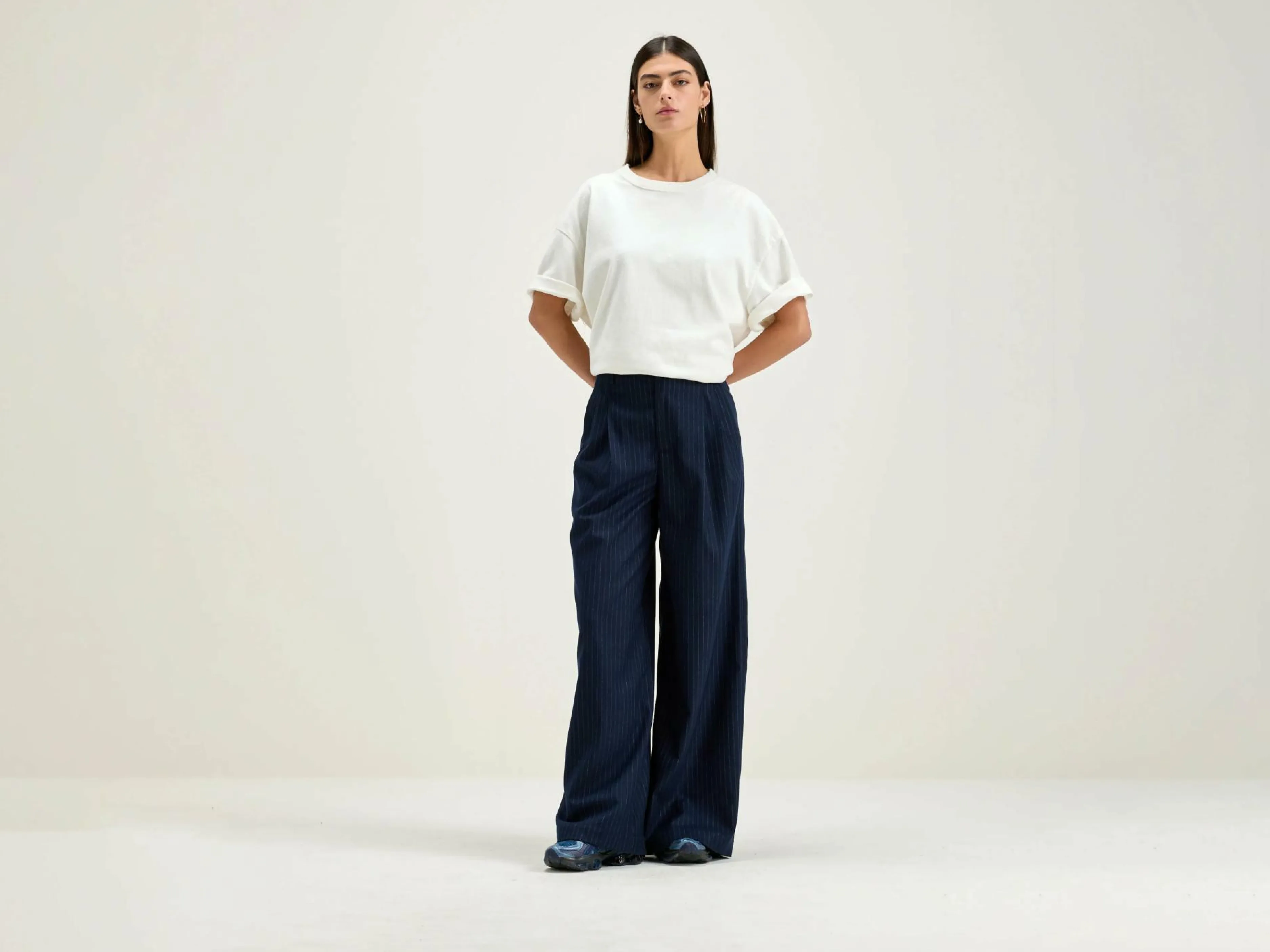 Pantalons-Bellerose Pantalon Large Volkert Deep well