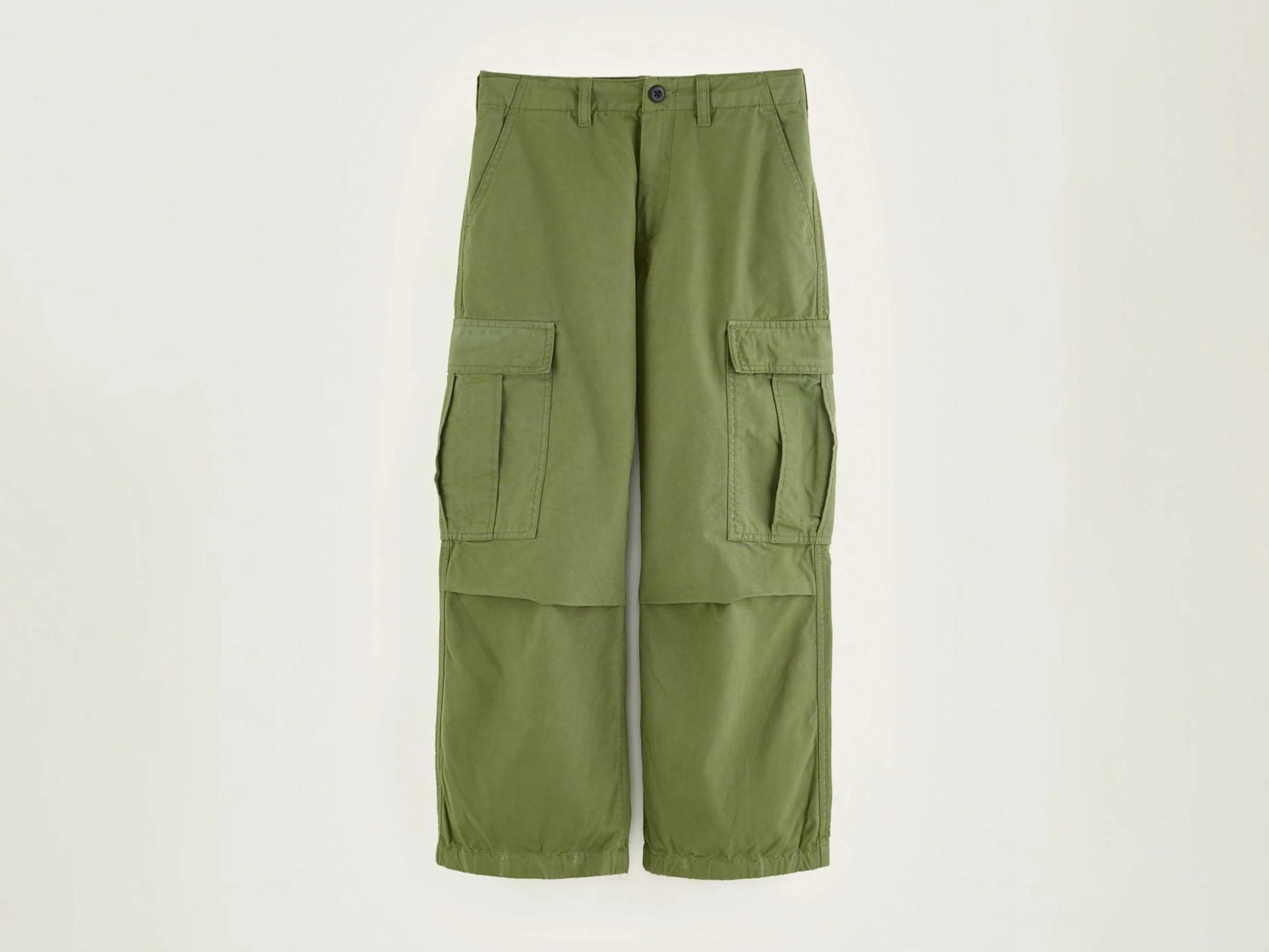 Pantalons-Bellerose Pantalon Style Cargo Wessel Army
