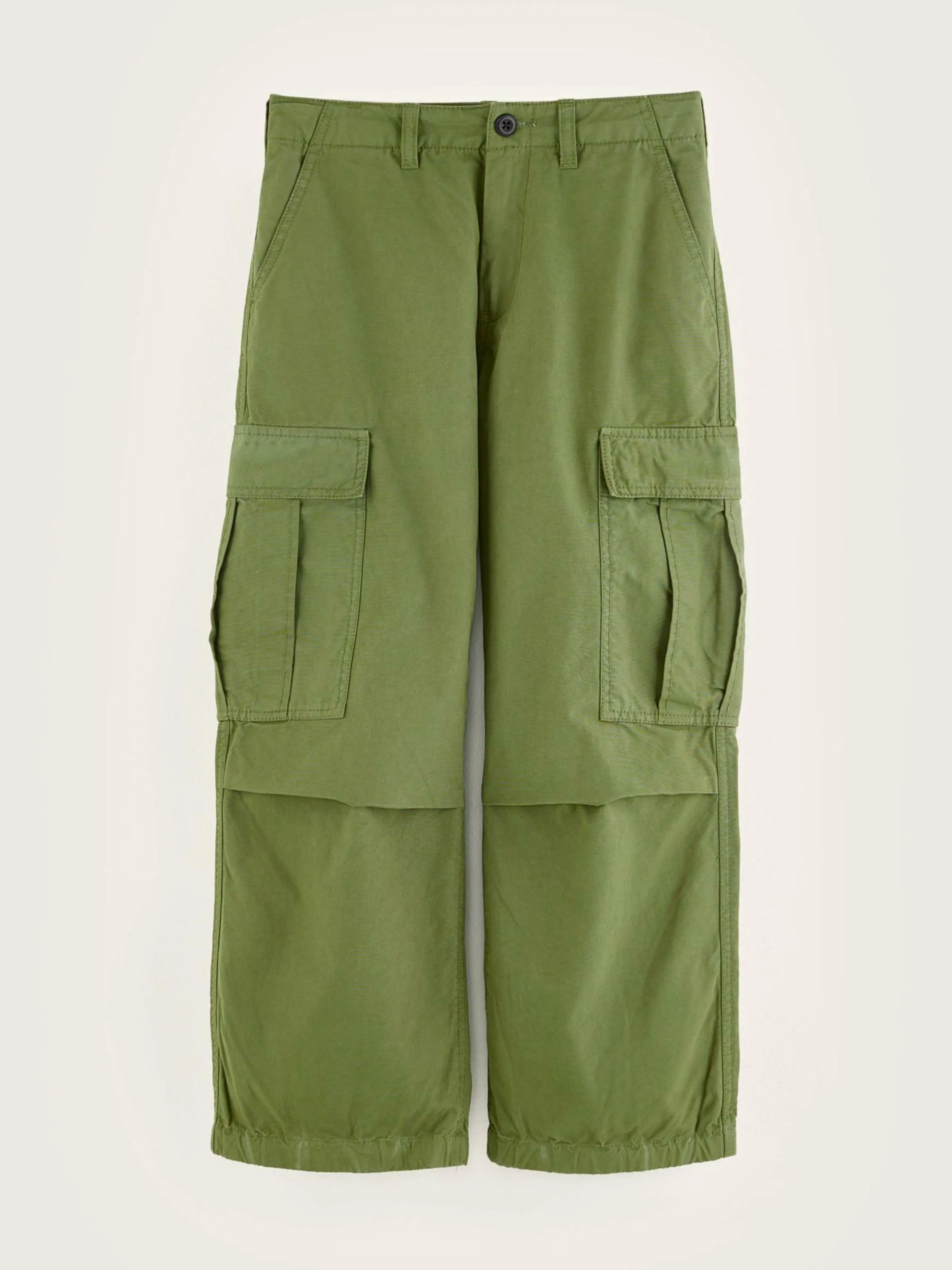 Pantalons-Bellerose Pantalon Style Cargo Wessel Army